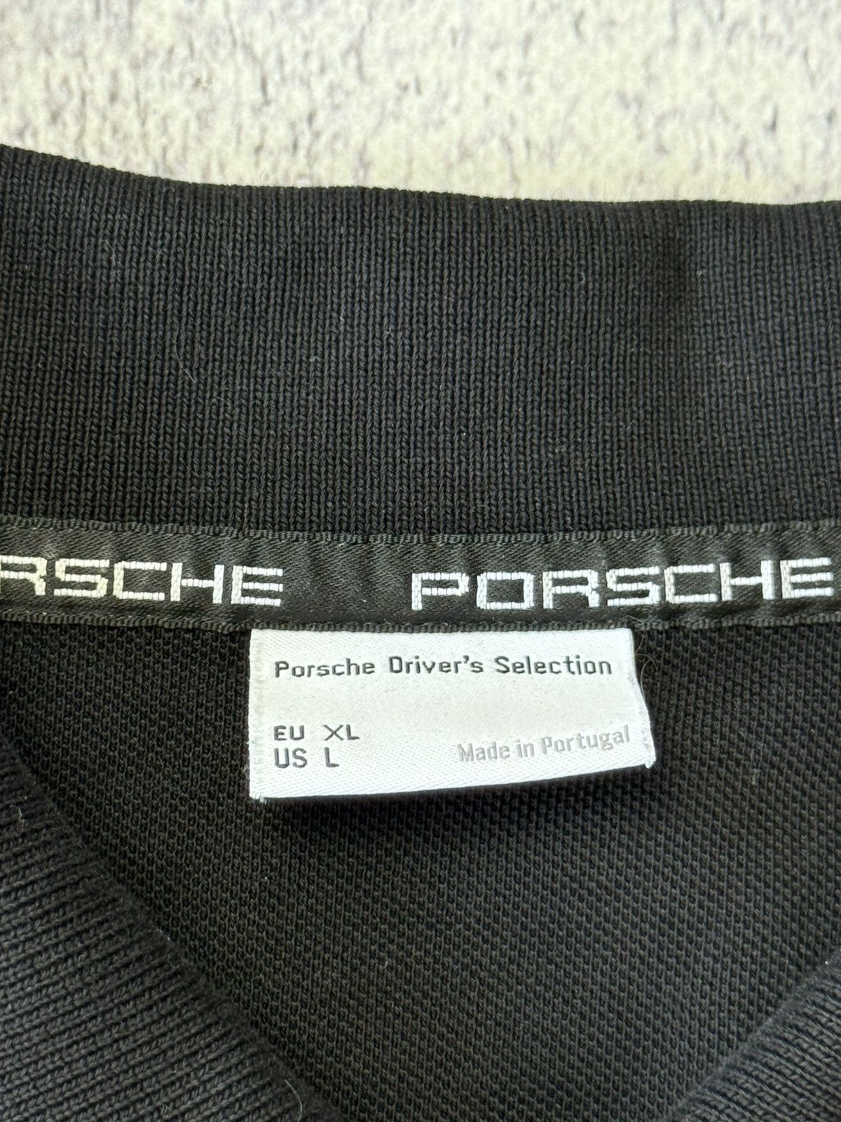 Porsche Design Mens Porches Driver’s Black Polos Size US XL / EU 56 / 4 - 11 Thumbnail
