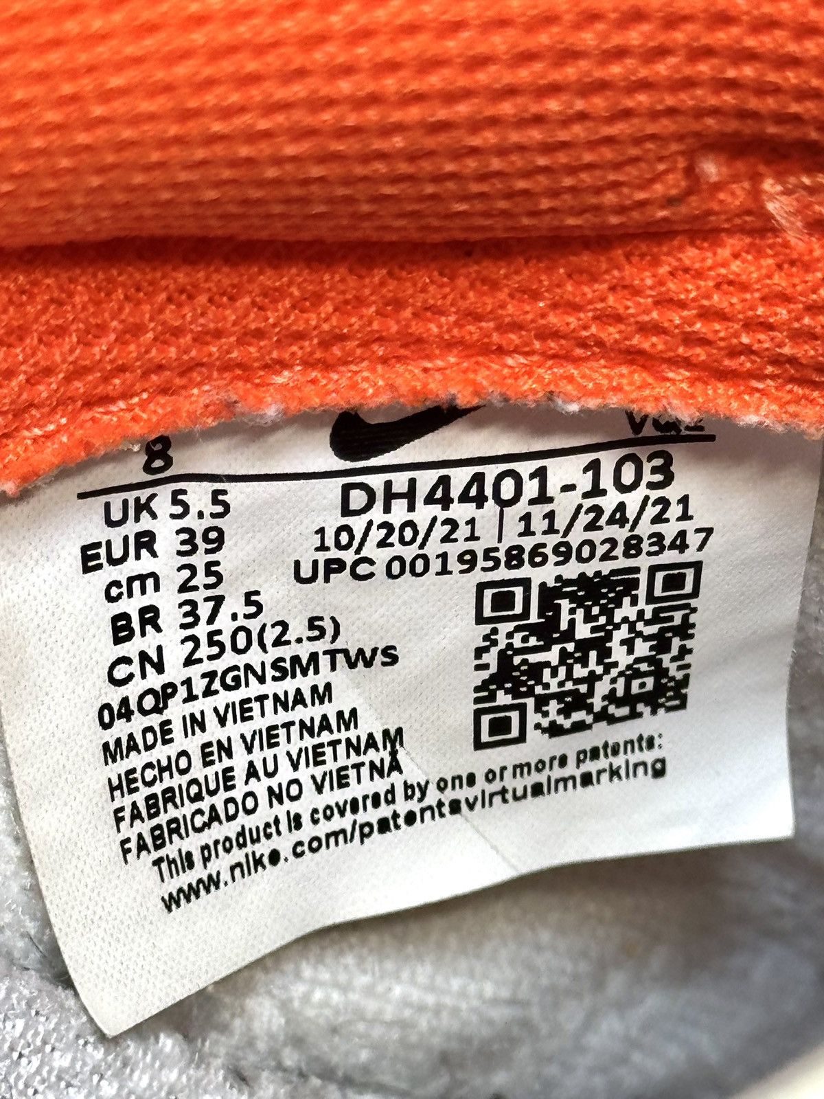 Nike Nike Dunk Low Orange Bandana Paisley Size US 8 / IT 38 - 6 Thumbnail