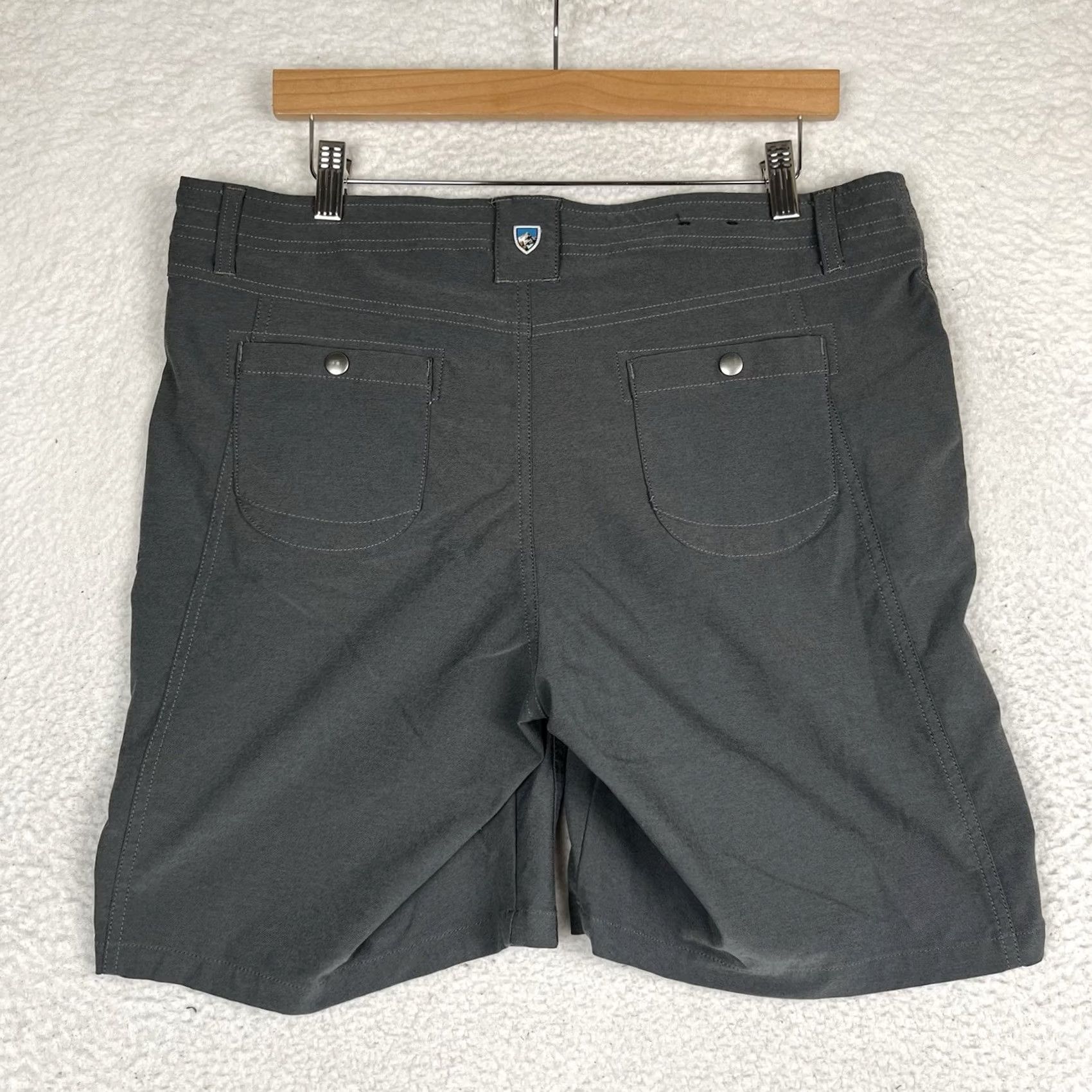 Vintage Kuhl Womens Hiking Chinos Gray Size 14 9" Inseam Size 36" / US 14 / IT 50 - 4 Thumbnail