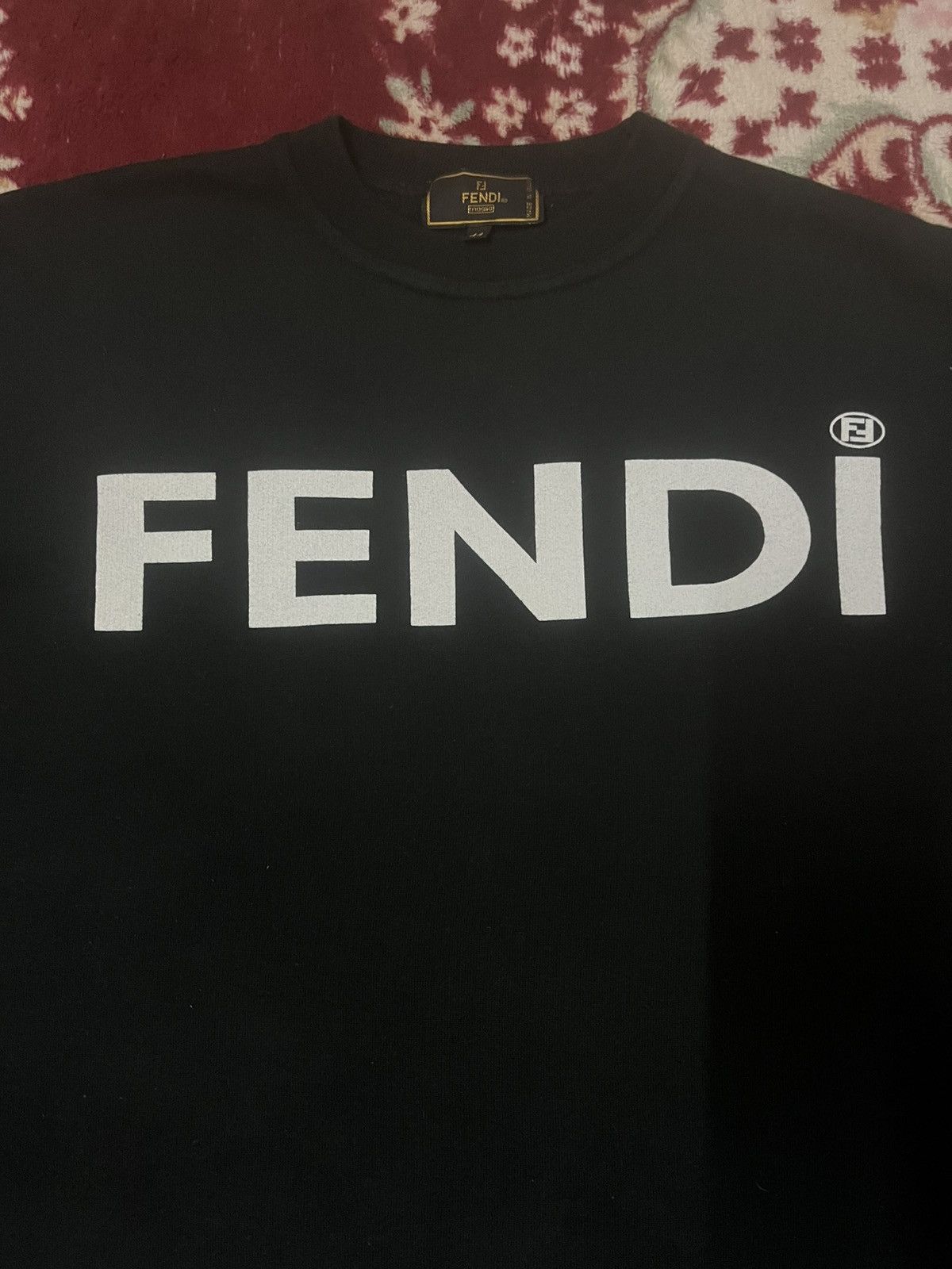 Fendi Vintage Fendi Spell Out Sweatshirt Size US M / EU 48-50 / 2 - 2 Thumbnail