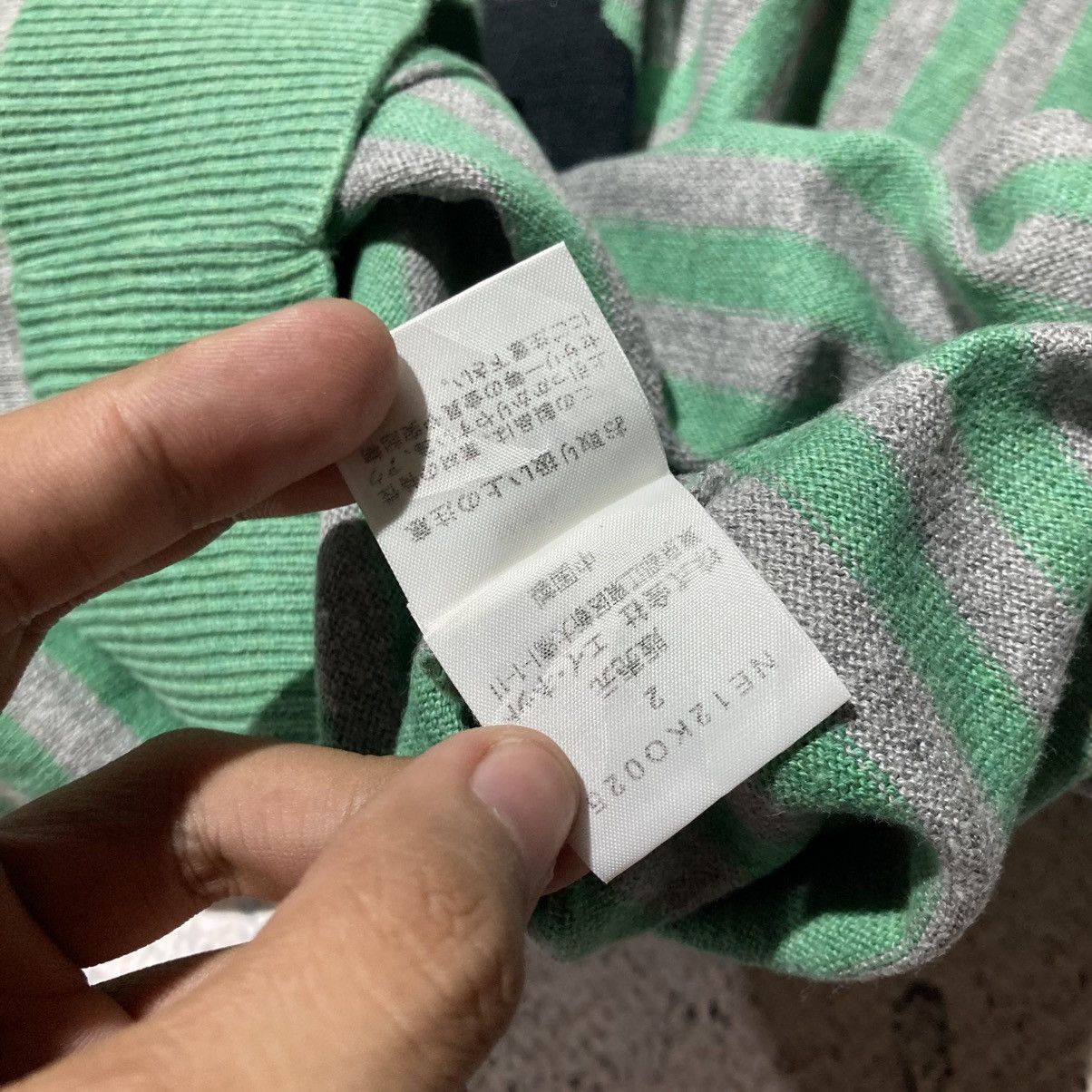 Ne-Net Vintage Issey Miyake Ne-Net Cat Logo Stripe Cardigan Size US S / EU 44-46 / 1 - 14 Thumbnail