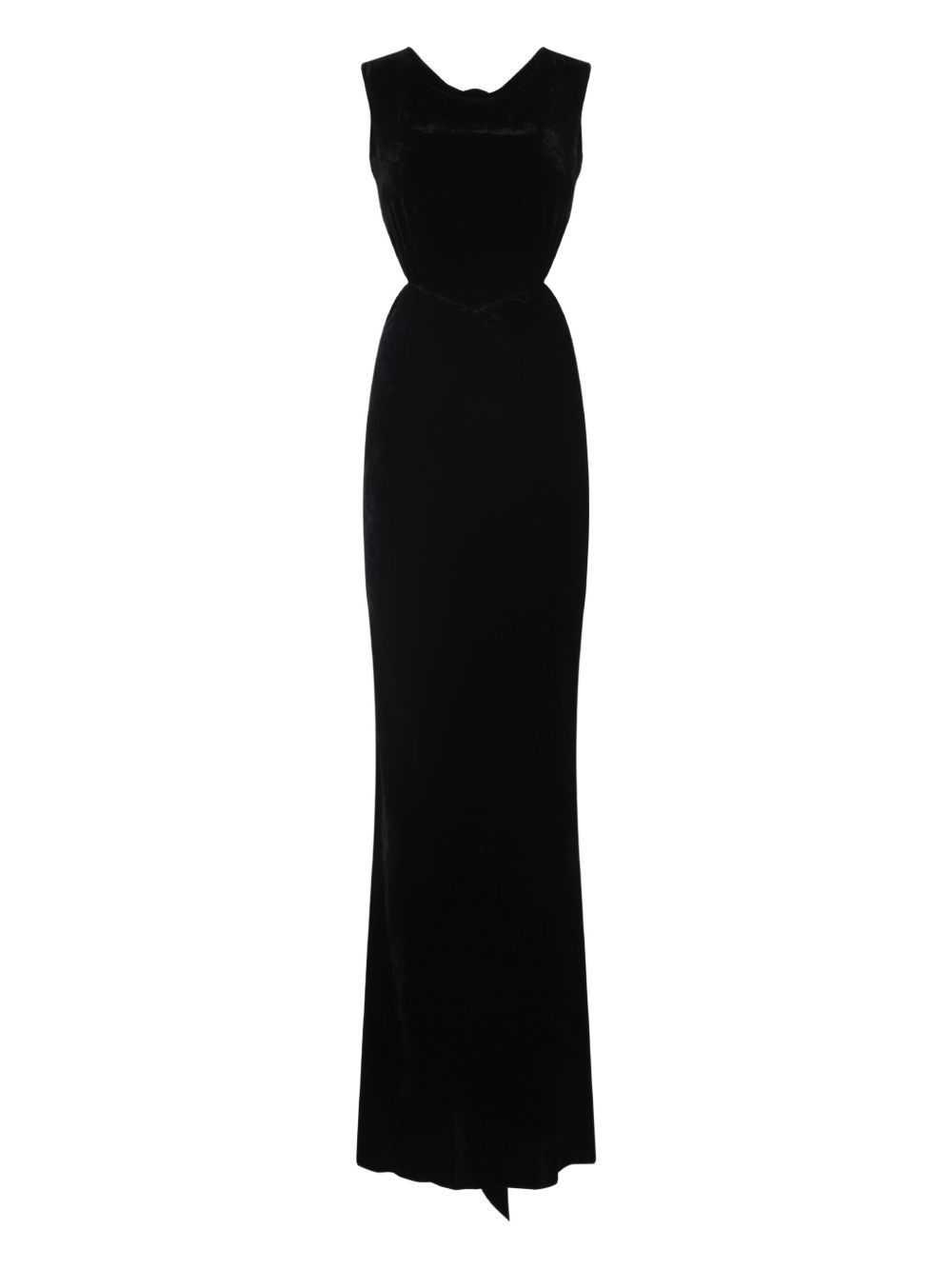 Rick Owens VELVET LONG DRESS Size M / US 6-8 / IT 42-44 - 1 Thumbnail