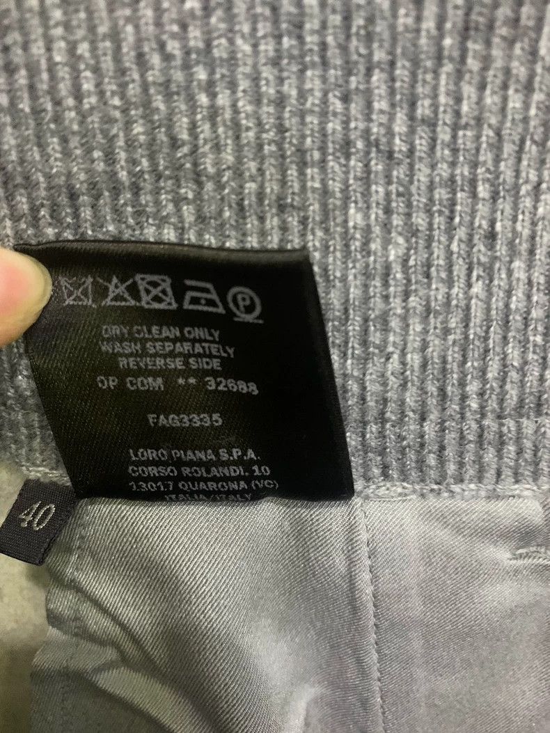 Loro Piana LORO PIANA Classic grey cashmere straight leg trousers Size 26" / US 2 / IT 38 - 7 Thumbnail