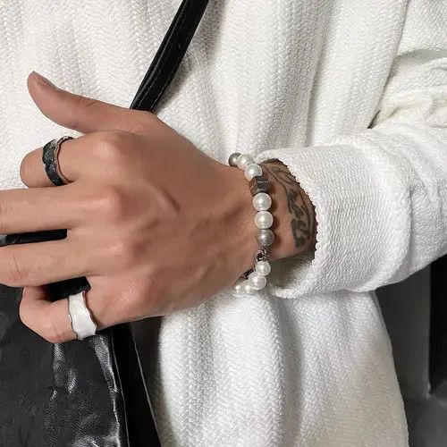Designer × Vintage Vintage natural pearl bracelet Size ONE SIZE - 1 Thumbnail