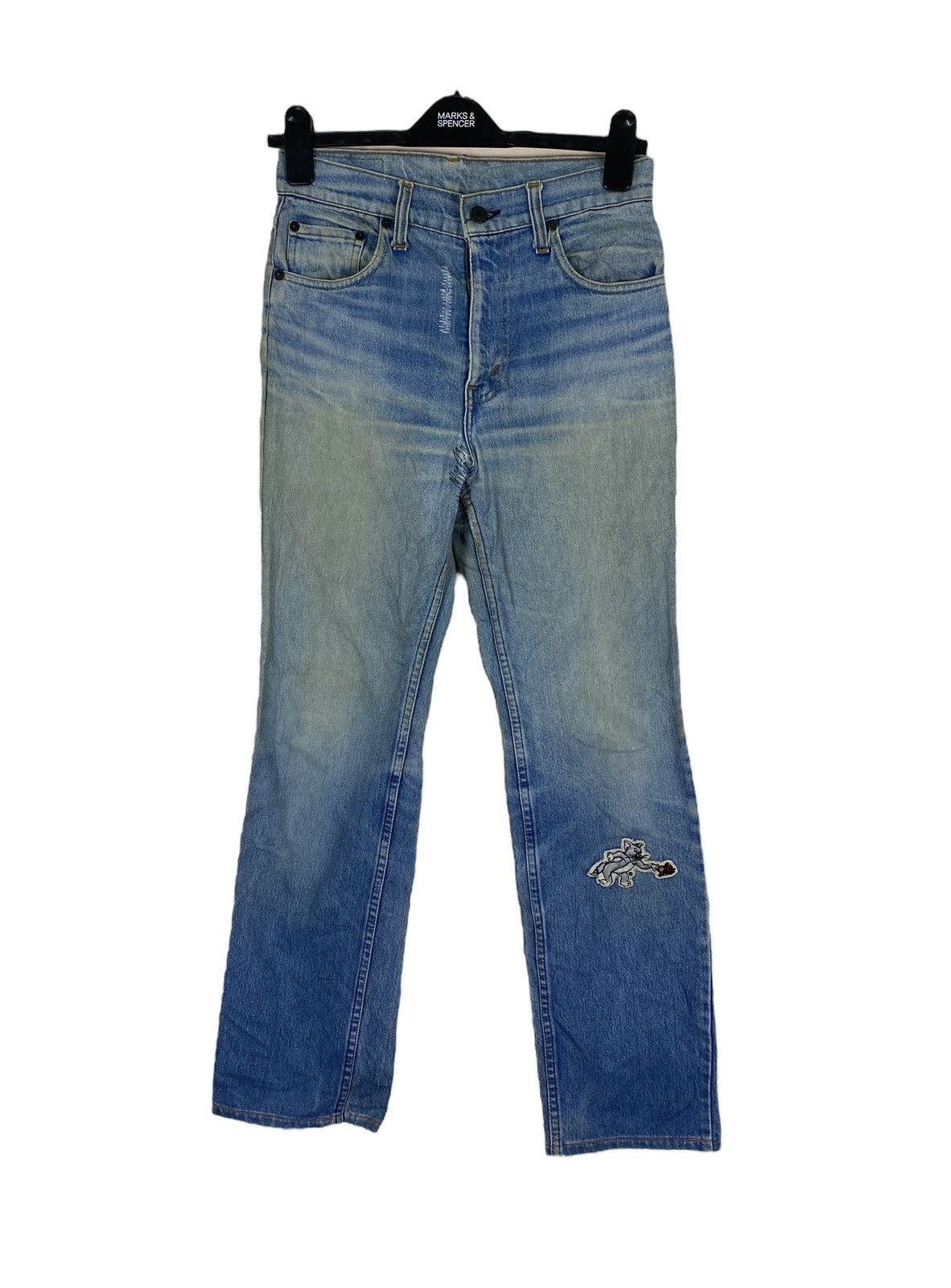 Levi's × Levi's Vintage Clothing × Vintage Vintage Distressed Levis 517 Talon Zip Bootcut Jeans Size US 28 / EU 44 - 2 Thumbnail