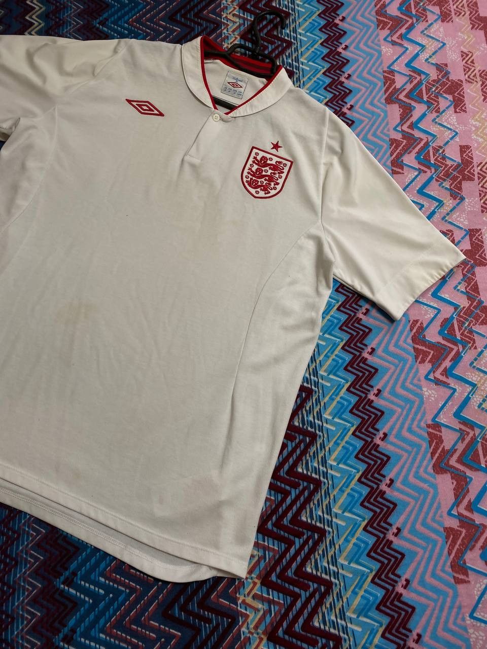 Umbro Sportwear T-Shirt Umbro footbal England Jerseys Y2K Vintage Size US XL / EU 56 / 4 - 8 Thumbnail
