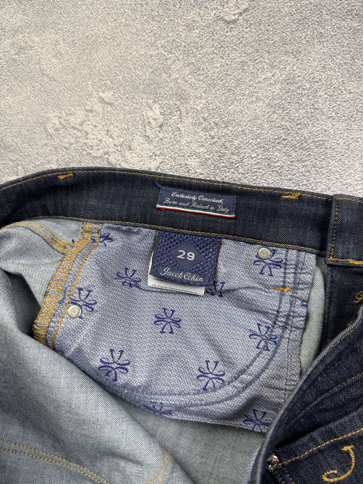 Jacob Cohen Jacob Cohen Jeans Size 29 Blue Designer Made in Italy Size US 29 - 11 Thumbnail
