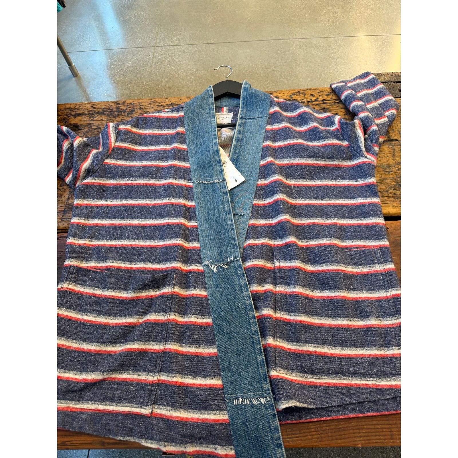 Greg Lauren Greg Lauren SAMPLE Striped GL1 Kimono Size US XL / EU 56 / 4 - 5 Thumbnail