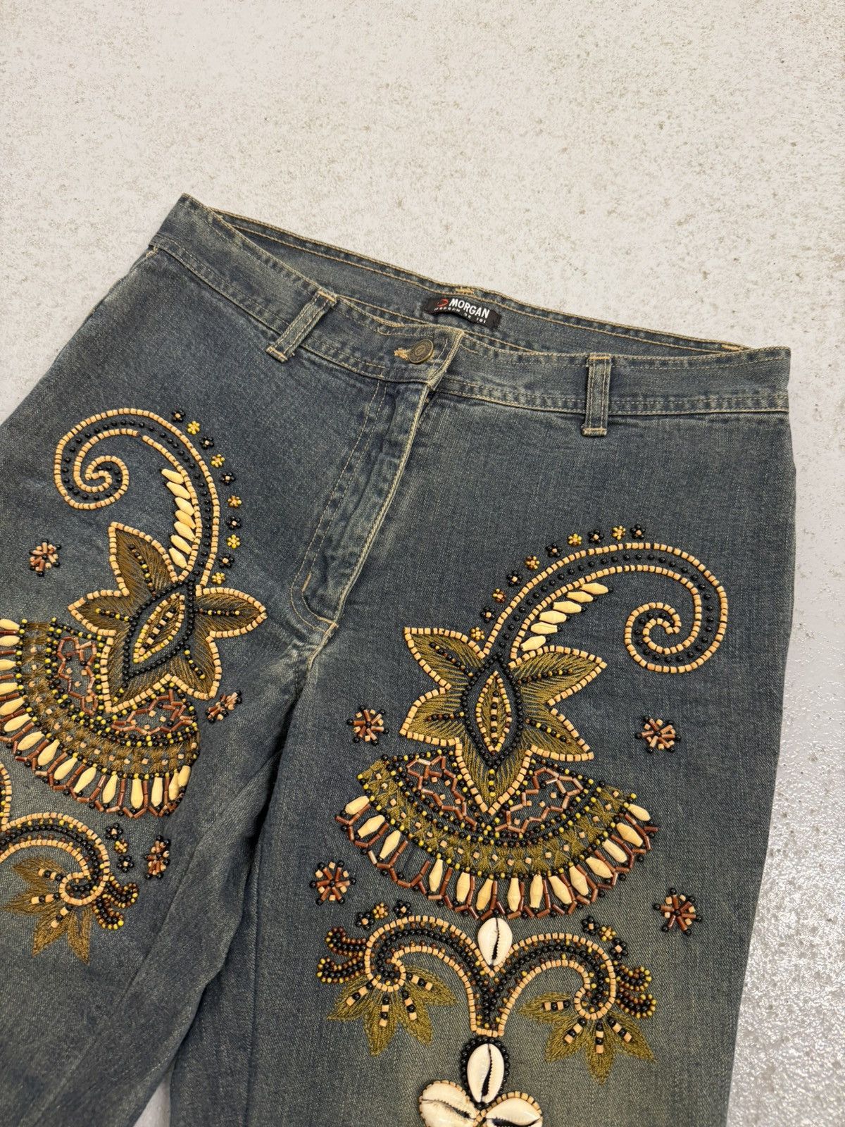 Morgan De Toi Streetwear Morgan De Toi Beads Jeans Size 27" / US 4 / IT 40 - 4 Thumbnail