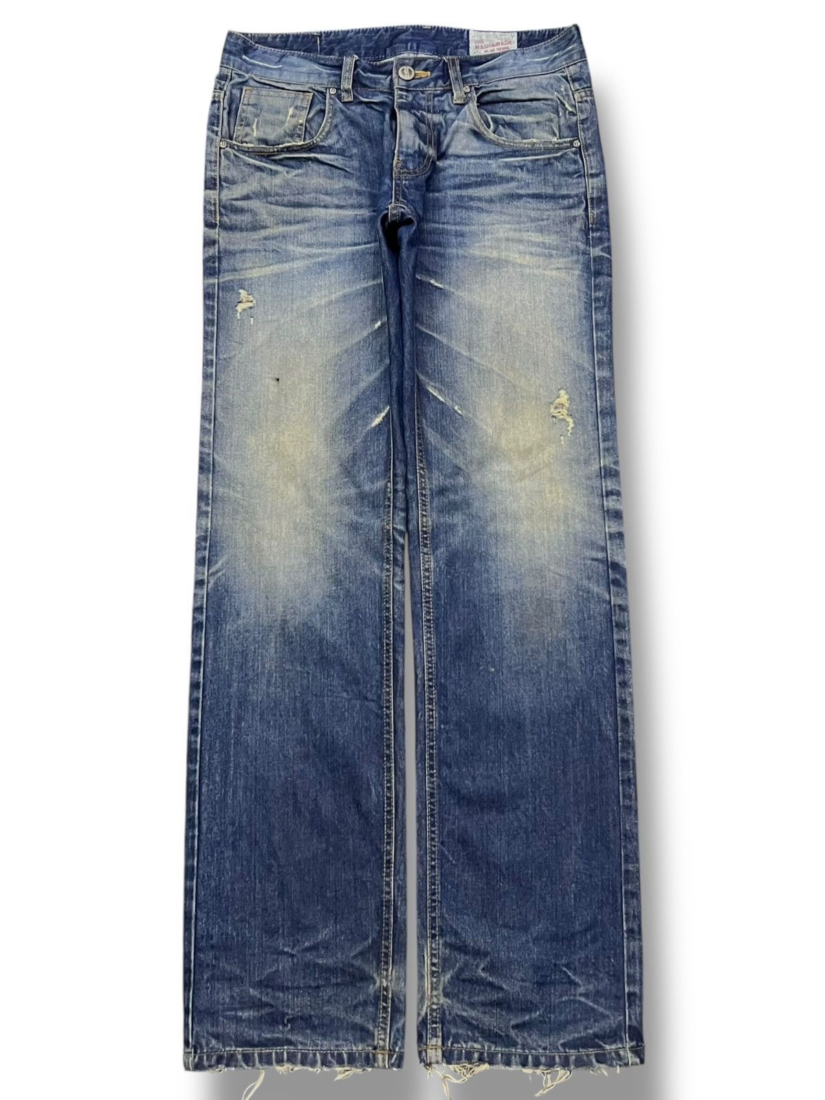 Japanese Brand Vintage The Wash & Wash Blue Denim - Mud Wash Jeans Size US 32 / EU 48 - 2 Thumbnail