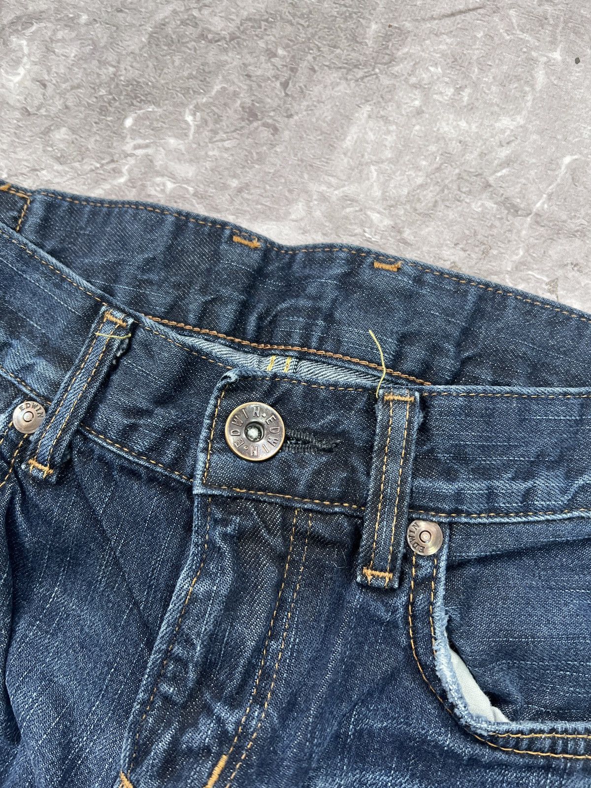 Denime × Edwin × Salvage EDWIN SK505 SELVAGE DENIM SIZE 28x32 Size US 28 / EU 44 - 6 Thumbnail
