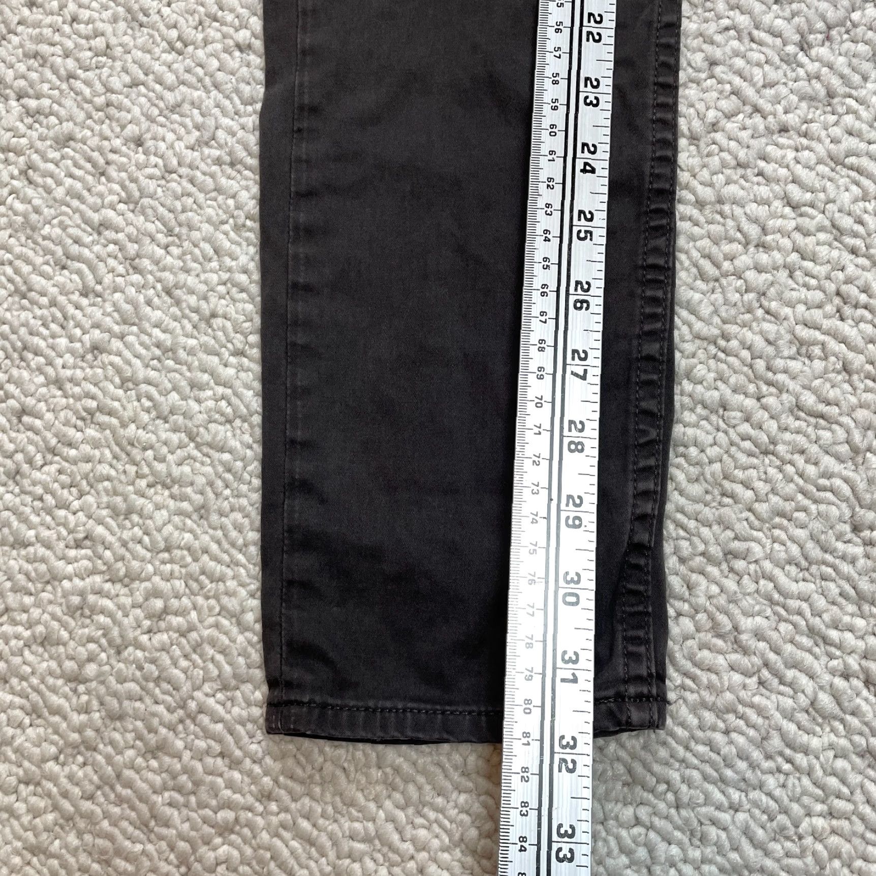 Rag & Bone Rag & Bone Jeans Mens 29 Dark Gray Extra Slim Fit 1 Skinny Pants Slacks 30x32 Size US 29 - 3 Thumbnail