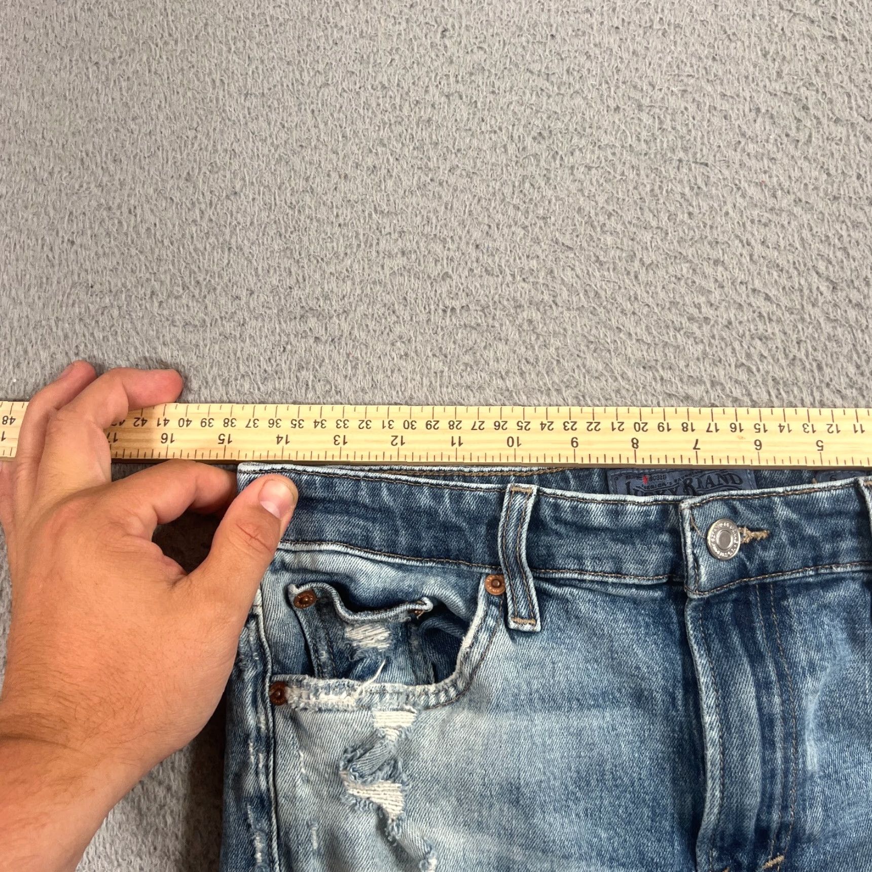 Lucky Brand VINTAGE Lucky Brand Skinny Jeans Women 6 High Rise Ankle Length Medium Wash Denim Size 28" / US 6 / IT 42 - 4 Thumbnail
