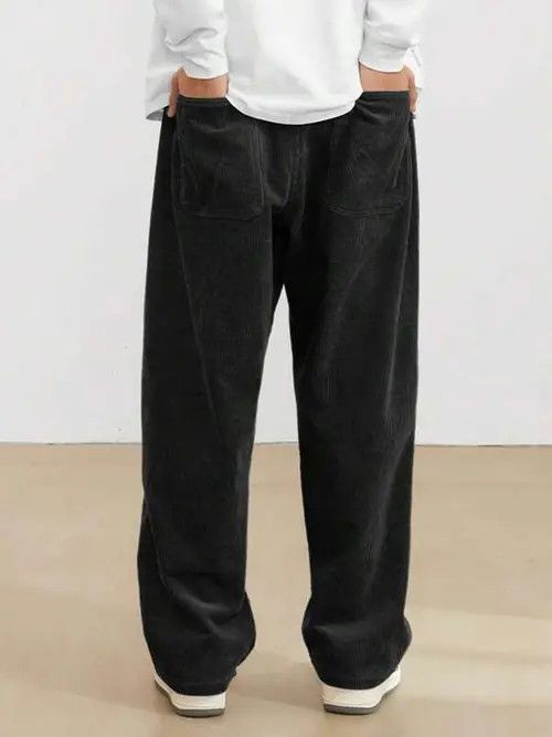 Japanese Brand corduroy Straight-Leg Pants Casual fit trousers Size US 30 / EU 46 - 4 Thumbnail