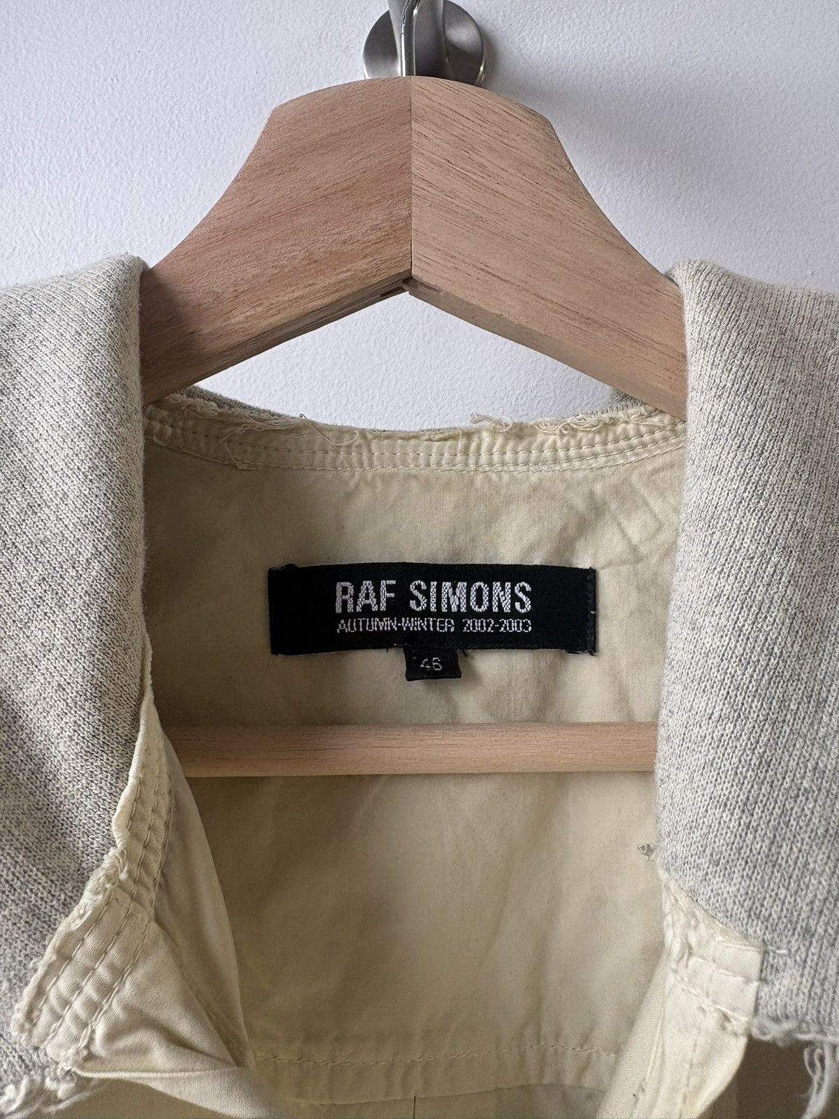 Raf Simons Raf Simons AW02-03 "Virginia Creeper" Deep Hooded Shirt Size US S / EU 44-46 / 1 - 4 Thumbnail