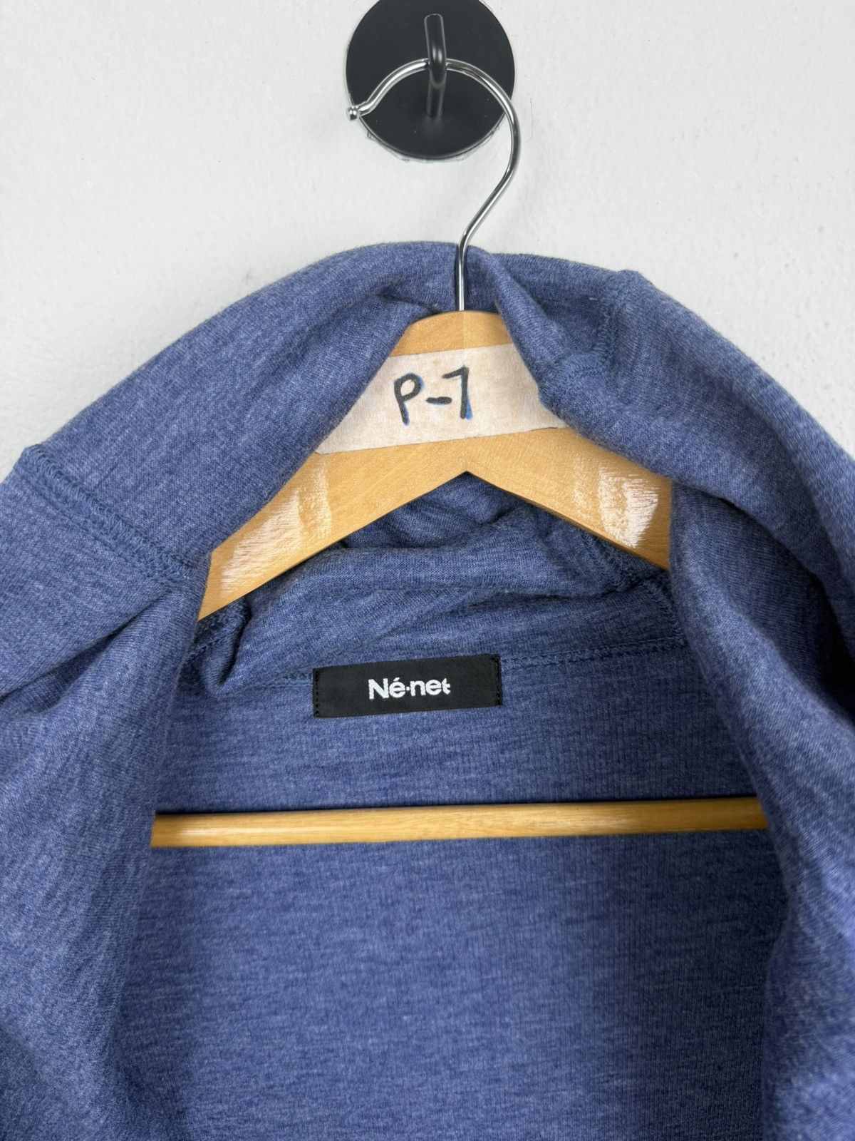 Ne-Net Né-net Issey Miyake Japan Draped Hooded Cardigan Jacket Size M / US 6-8 / IT 42-44 - 7 Thumbnail