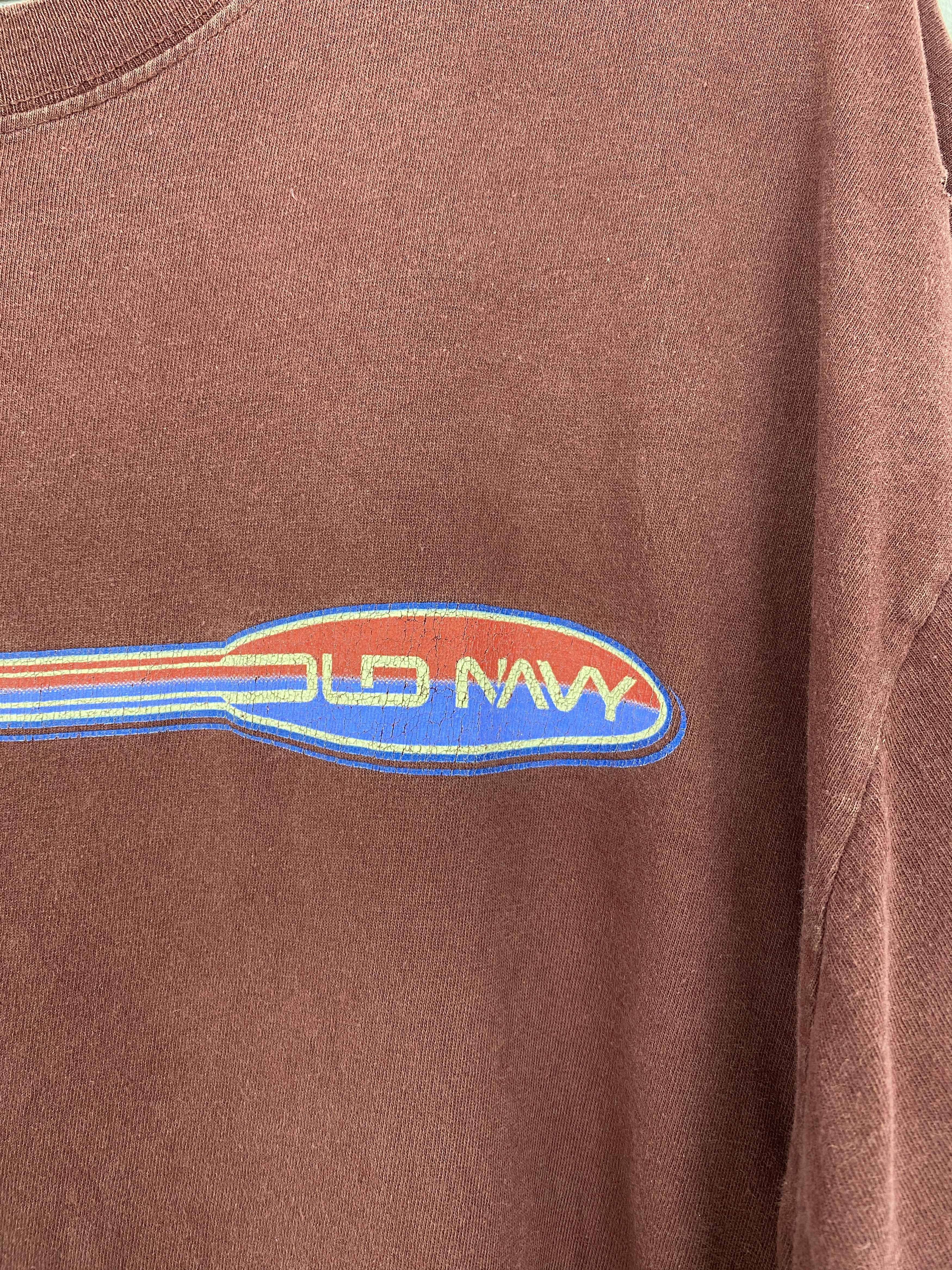 Old Navy × Vintage 90s Vintage Old Navy Sun Faded Crewneck T-Shirt TA0535 Size US L / EU 52-54 / 3 - 8 Thumbnail