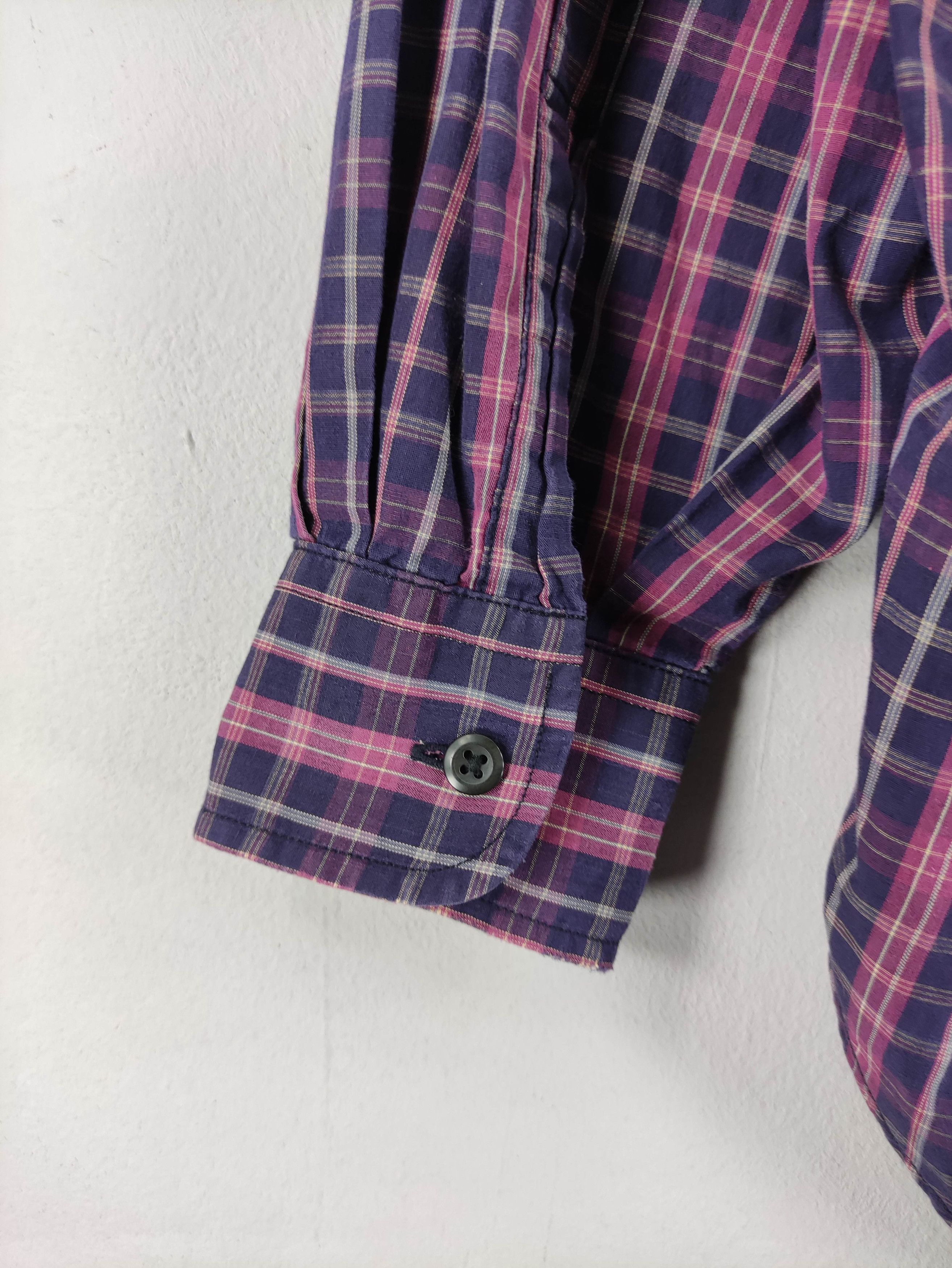 Flannel Vintage Polo Club Shirt Button Up Checkered Long Sleeve Size US L / EU 52-54 / 3 - 5 Thumbnail