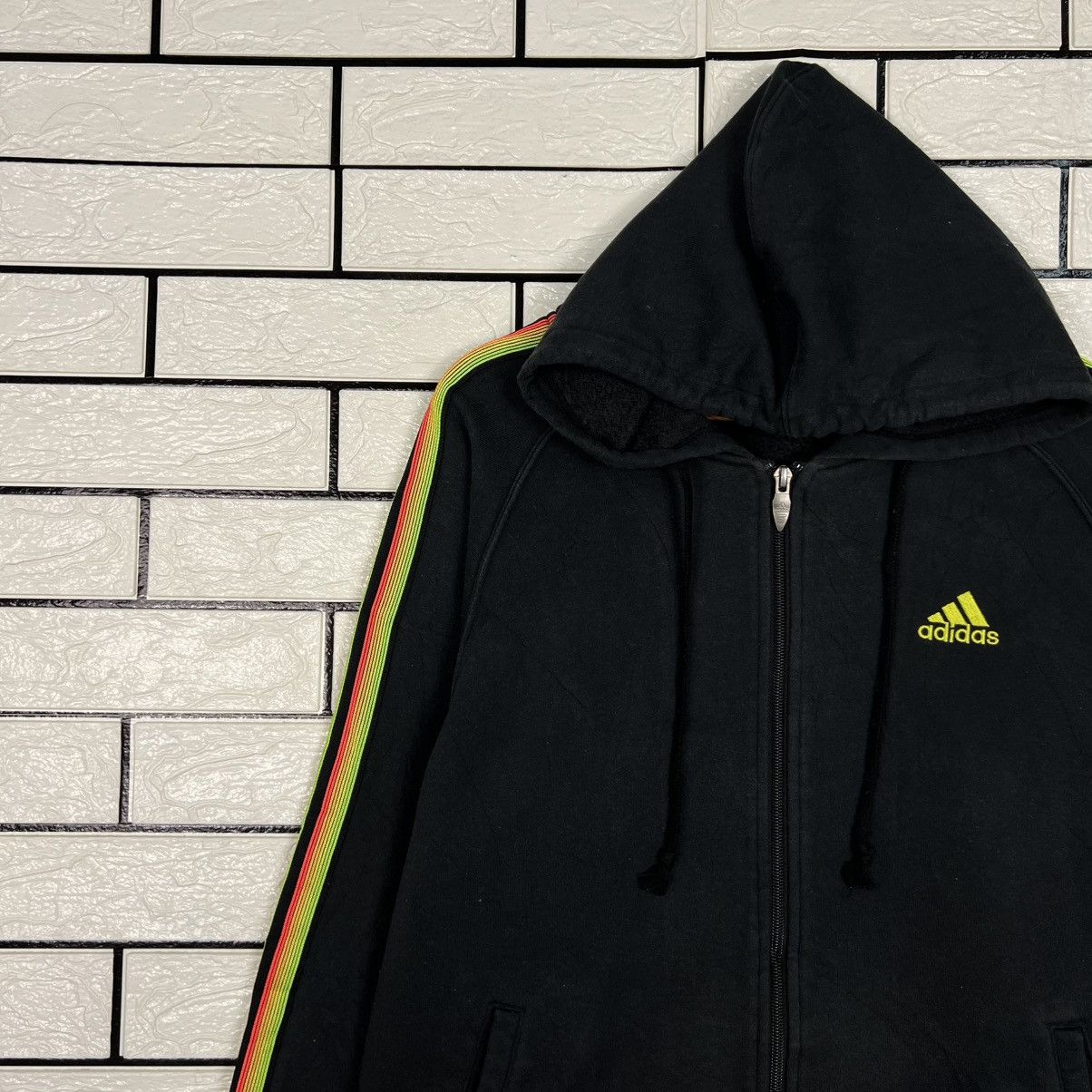Adidas Y2k Vintage ADIDAS Embroidery Logo Zipper Hoodies #4046-C184 Size US L / EU 52-54 / 3 - 3 Thumbnail