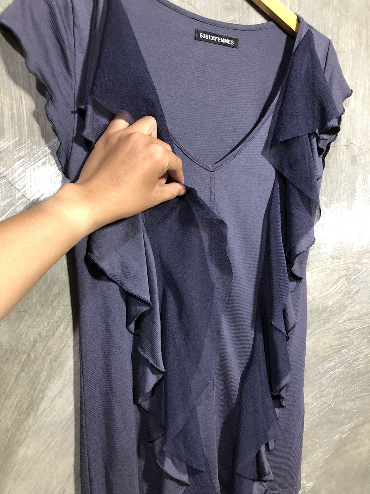 5351 POUR LES HOMMES × Japanese Brand × Le Grande Bleu (L.G.B.) 5351 Pour Les Femmes Tshirt Size M / US 6-8 / IT 42-44 - 8 Thumbnail