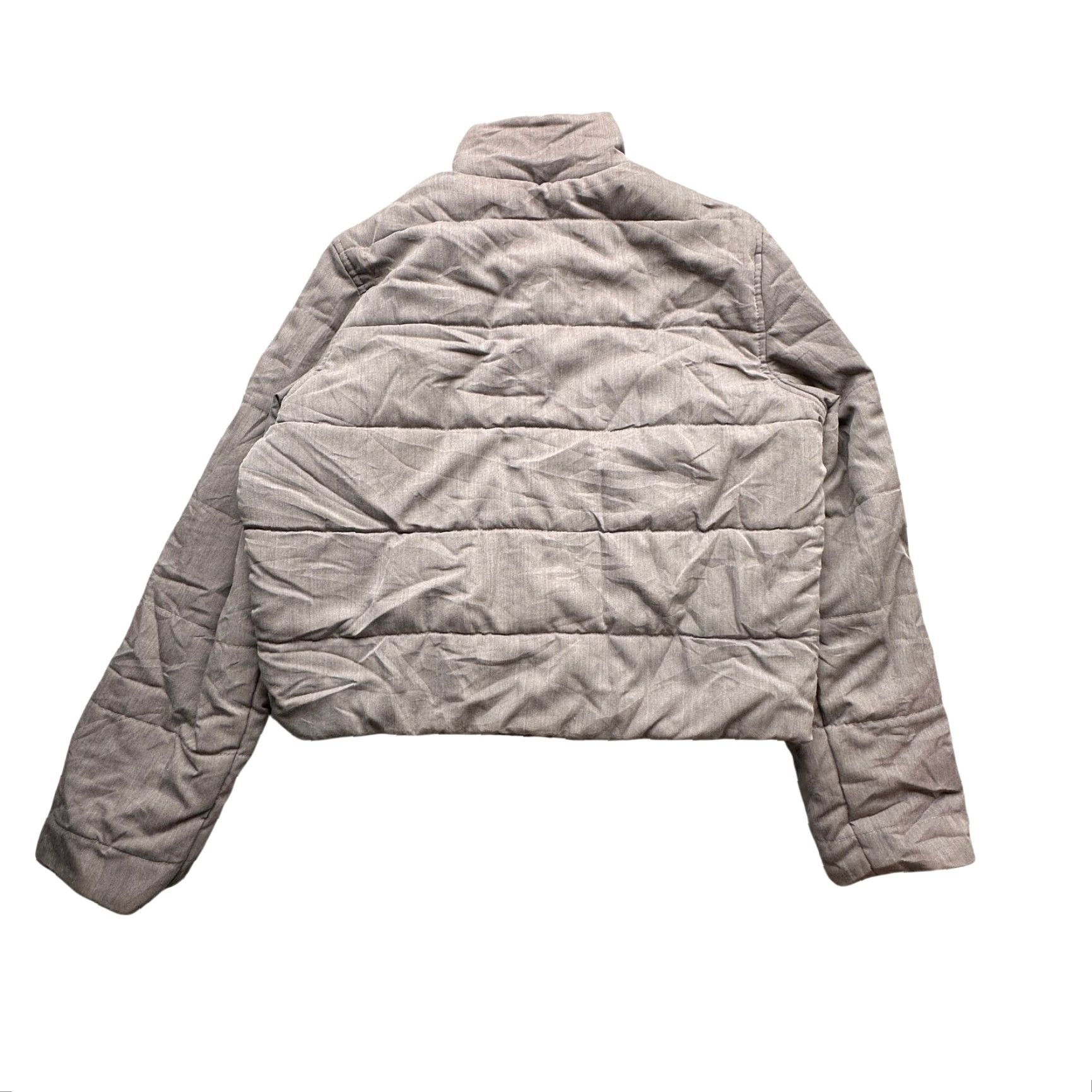 Armani Exchange VINTAGE Armani Exchange Jacket Womens Small Gray Puffer Full Zip Size S / US 4 / IT 40 - 2 Thumbnail