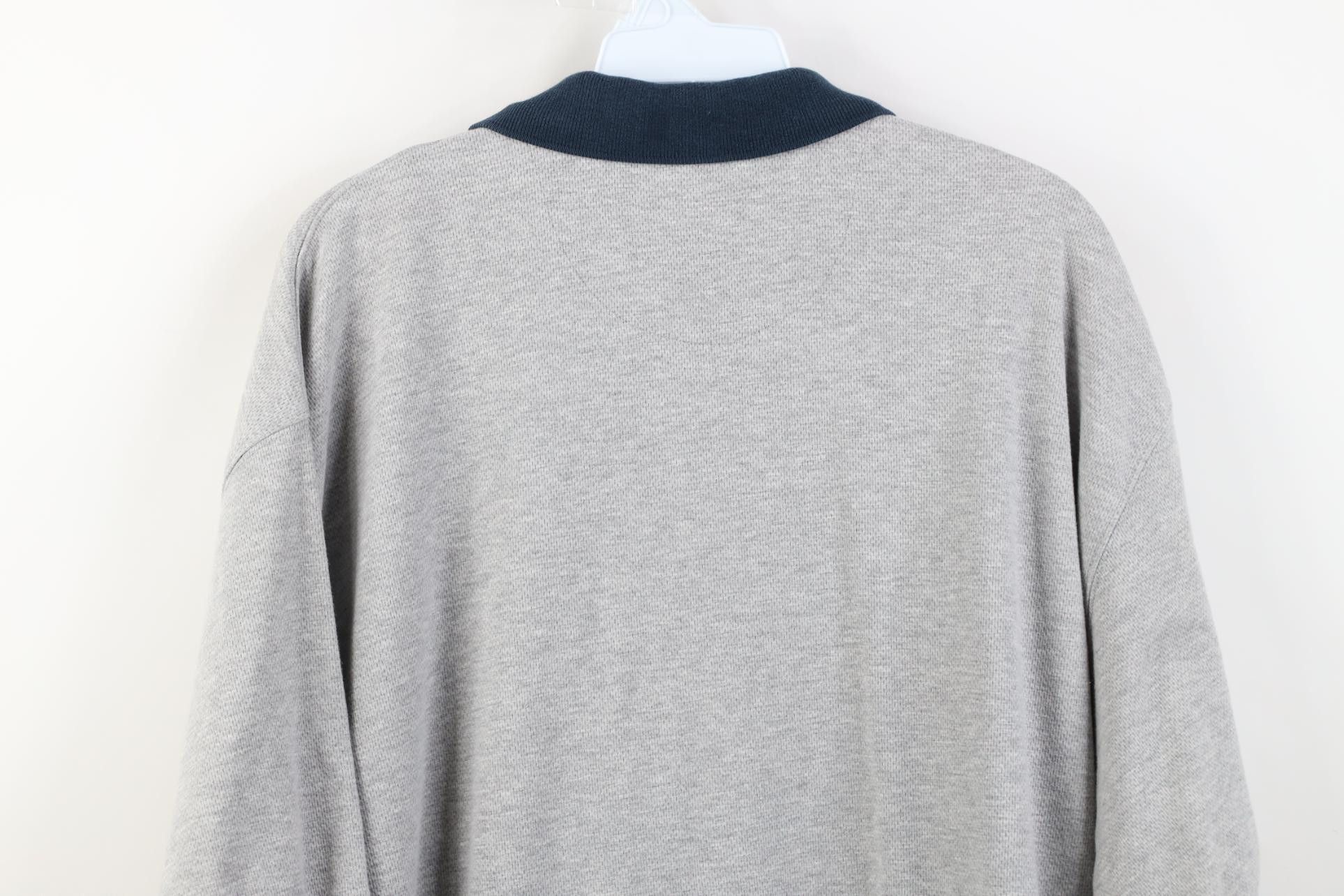 Vintage Vintage 90s Streetwear Knit 1/4 Zip Collared Polo Shirt Size US XL / EU 56 / 4 - 9 Thumbnail