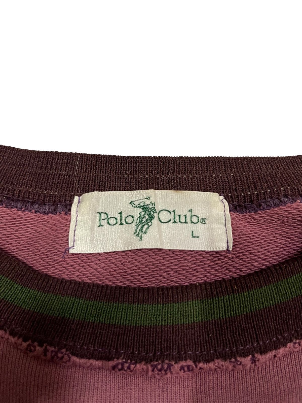 Beverly Hills Polo Club Vintage Trashed Polo Club Big Logo Distressed Ringer Sweater Size US L / EU 52-54 / 3 - 15 Thumbnail