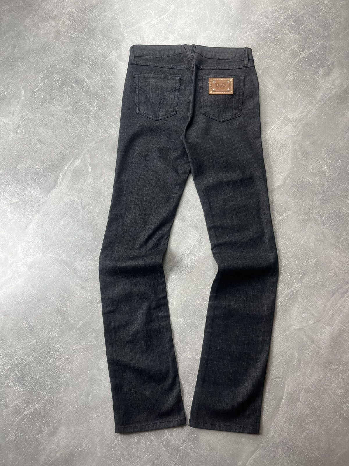 Dolce & Gabbana Vintage D&G Dolce & Gabbana Slimmy Jeans Y2K Black Denim Size 27" / US 4 / IT 40 - 2 Thumbnail