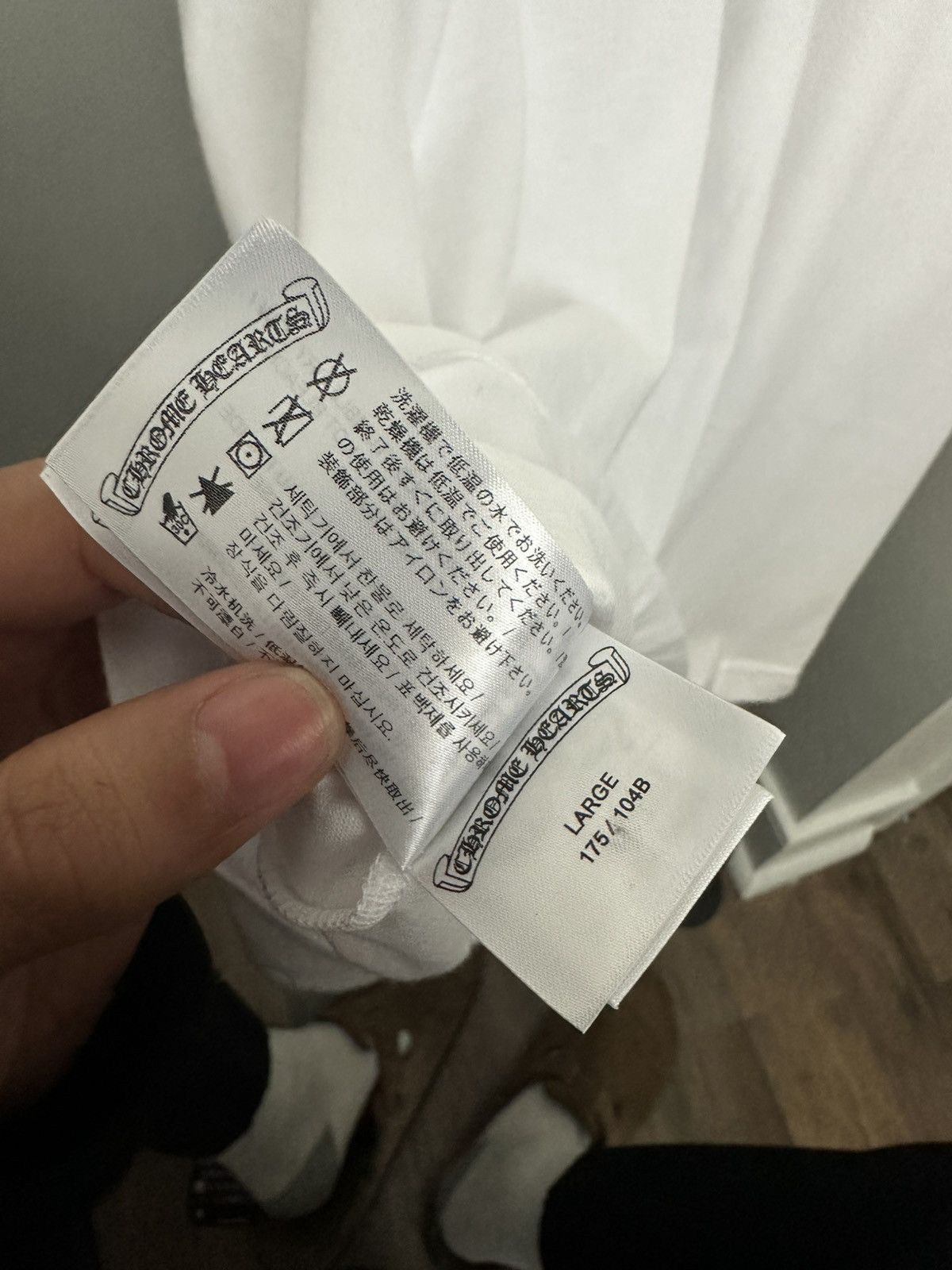 Chrome Hearts Brand New Chrome Hearts USA Pocket Tee Size US L / EU 52-54 / 3 - 6 Thumbnail