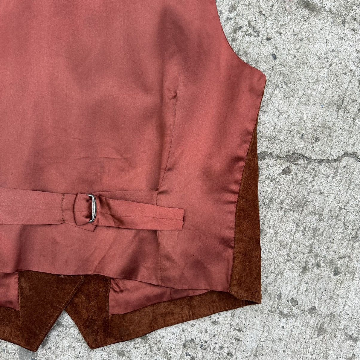 Cowboy Equipment Vintage Man’s Western Leather Vest Y2K 00s USA Old Money Size US L / EU 52-54 / 3 - 9 Thumbnail