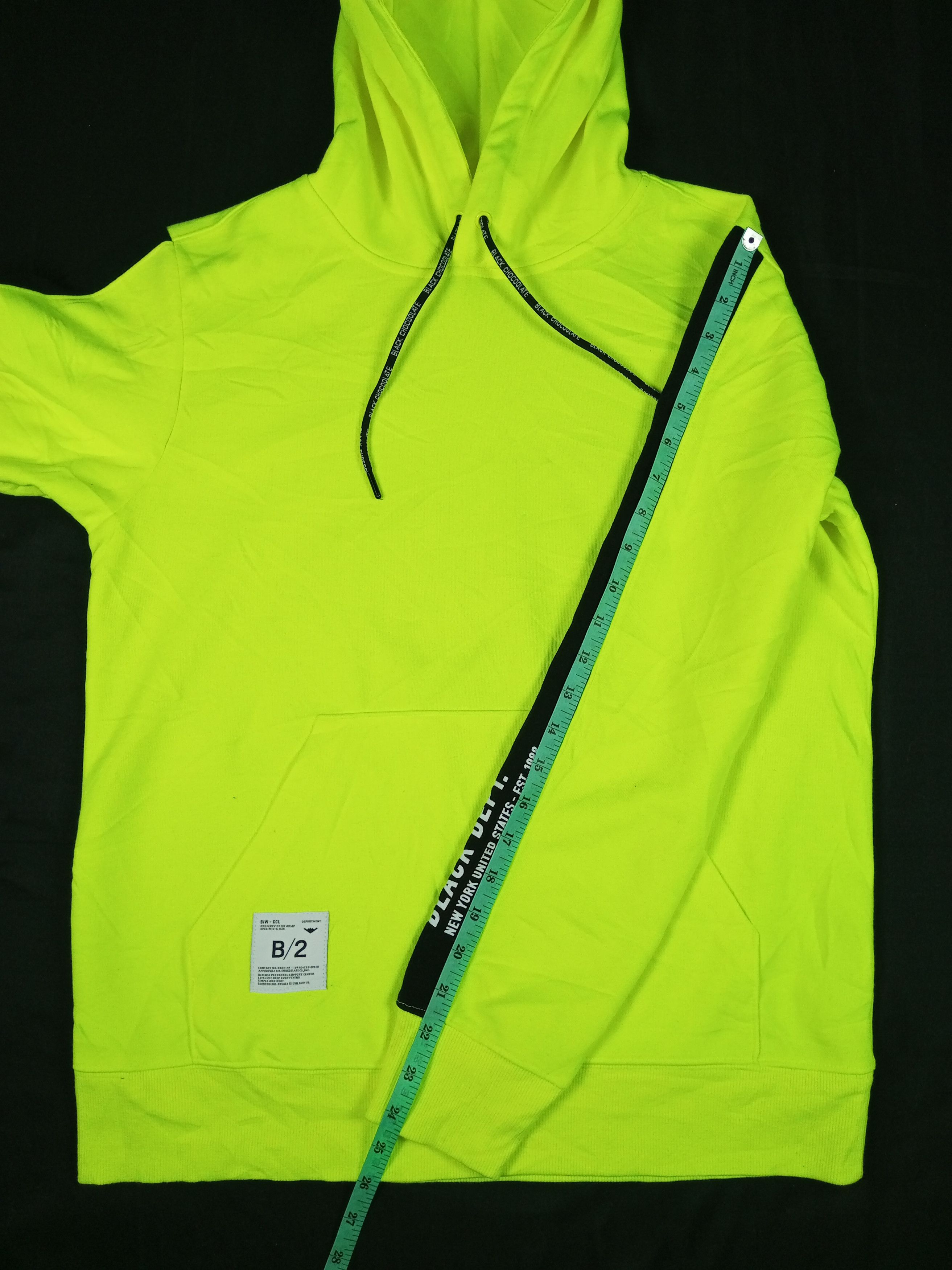 Chocolate × Japanese Brand Black Chocoolate Hoodie Neon Size M Size US M / EU 48-50 / 2 - 11 Thumbnail