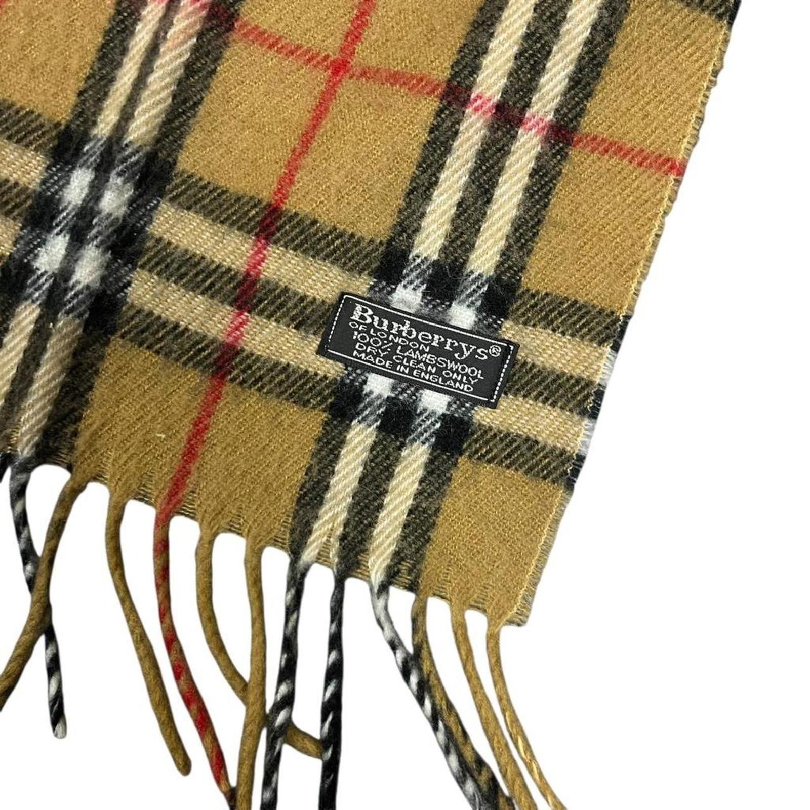 Burberry Burberry Nova Check Scarf Beige Size ONE SIZE - 2 Thumbnail