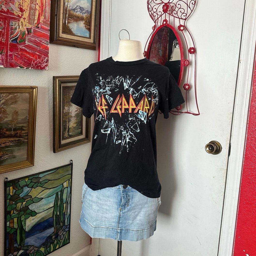 Def Leppard def leppard graphic black short sleeve shirt Size S / US 4 / IT 40 - 1 Thumbnail