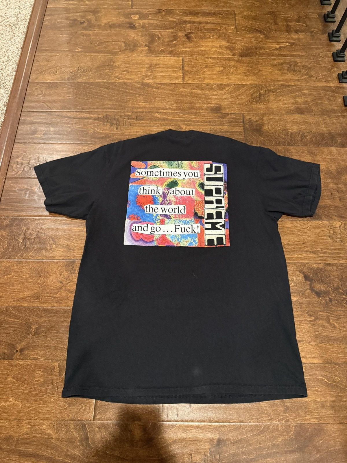 Supreme Supreme Think About The World Tee Size US L / EU 52-54 / 3 - 1 Thumbnail
