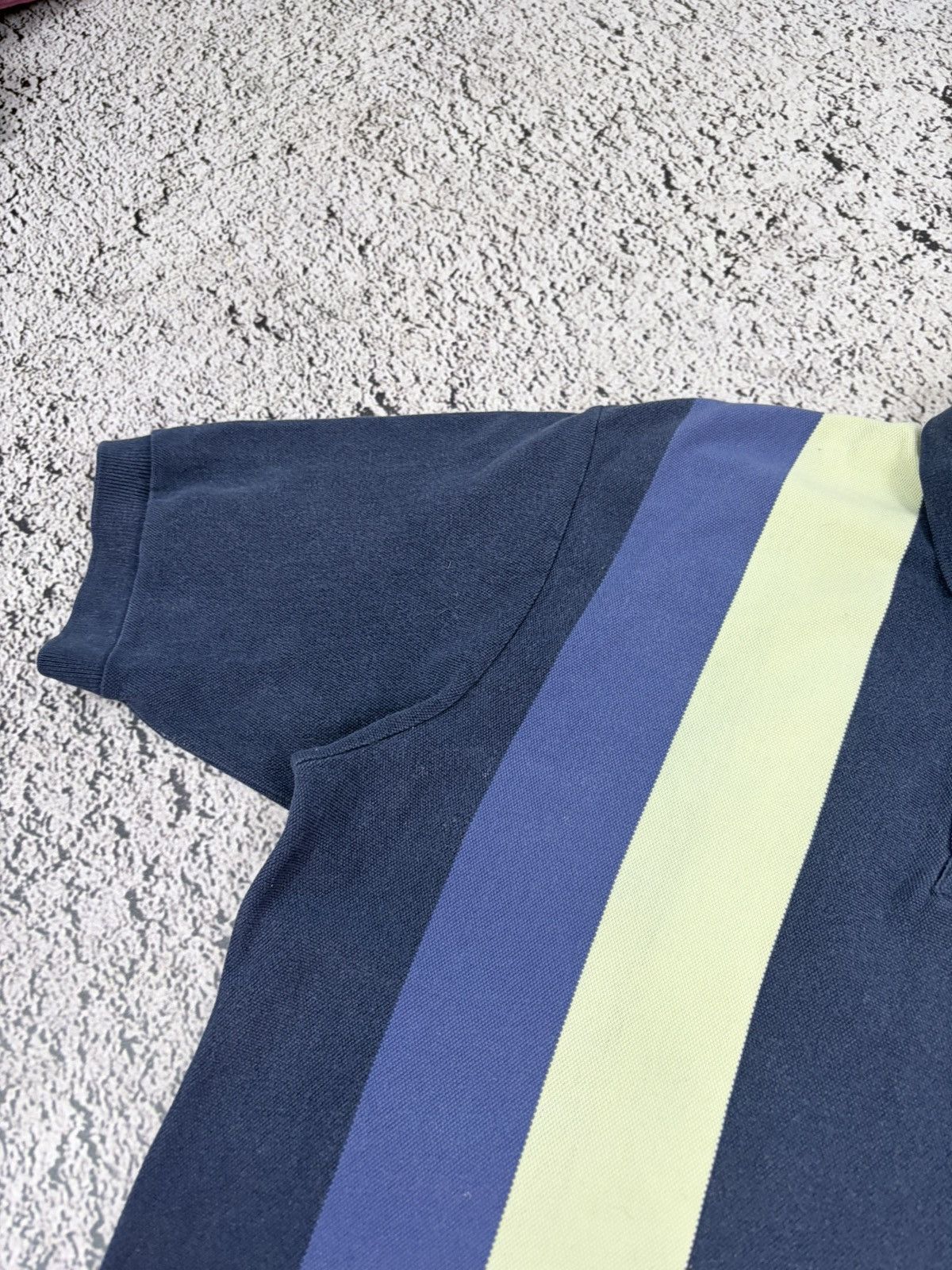 Ralph Lauren Vintage Polo Ralph Lauren Vertical Striped Polo Shirt Navy Size US L / EU 52-54 / 3 - 7 Thumbnail