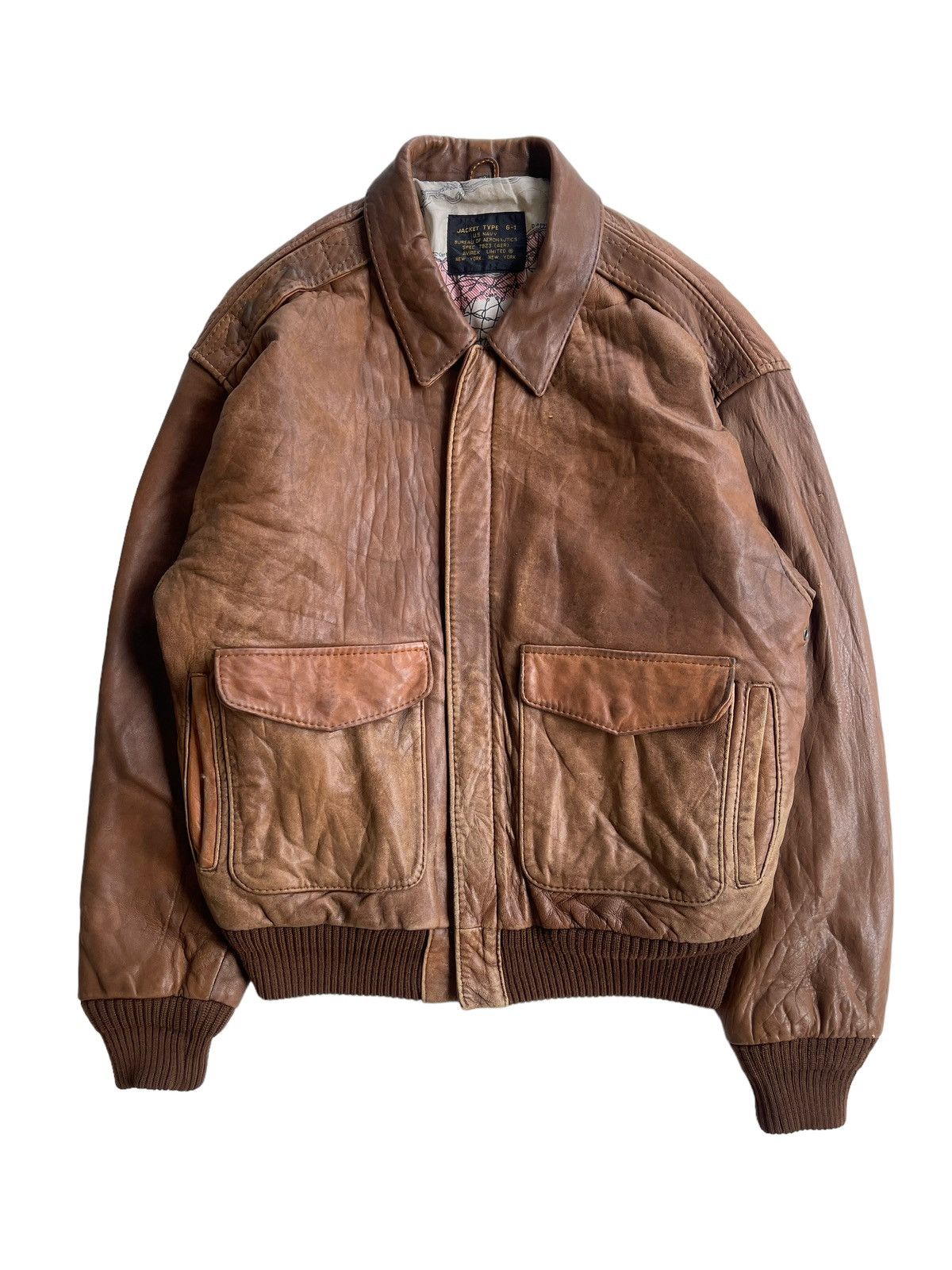 Avirex Avirex Top Gun Type G-1 US Navy Leather Jacket Size US L / EU 52-54 / 3 - 1 Thumbnail