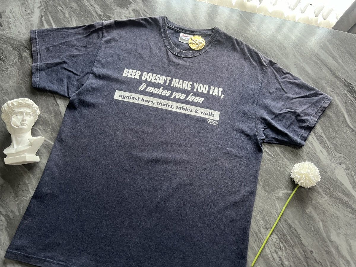 Other × Vintage Beer Doesn’t Make You Fat It Makes You Lean Size US L / EU 52-54 / 3 - 1 Thumbnail