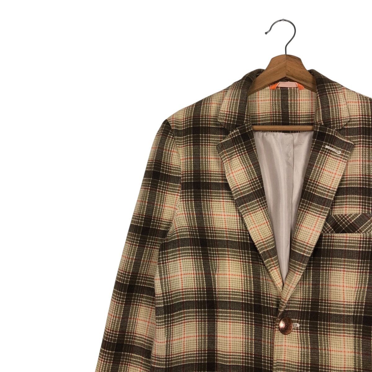Japanese Brand Hydrogen Archive Plaid Skull Italian Tailored Jacket Size US M / EU 48-50 / 2 - 8 Thumbnail