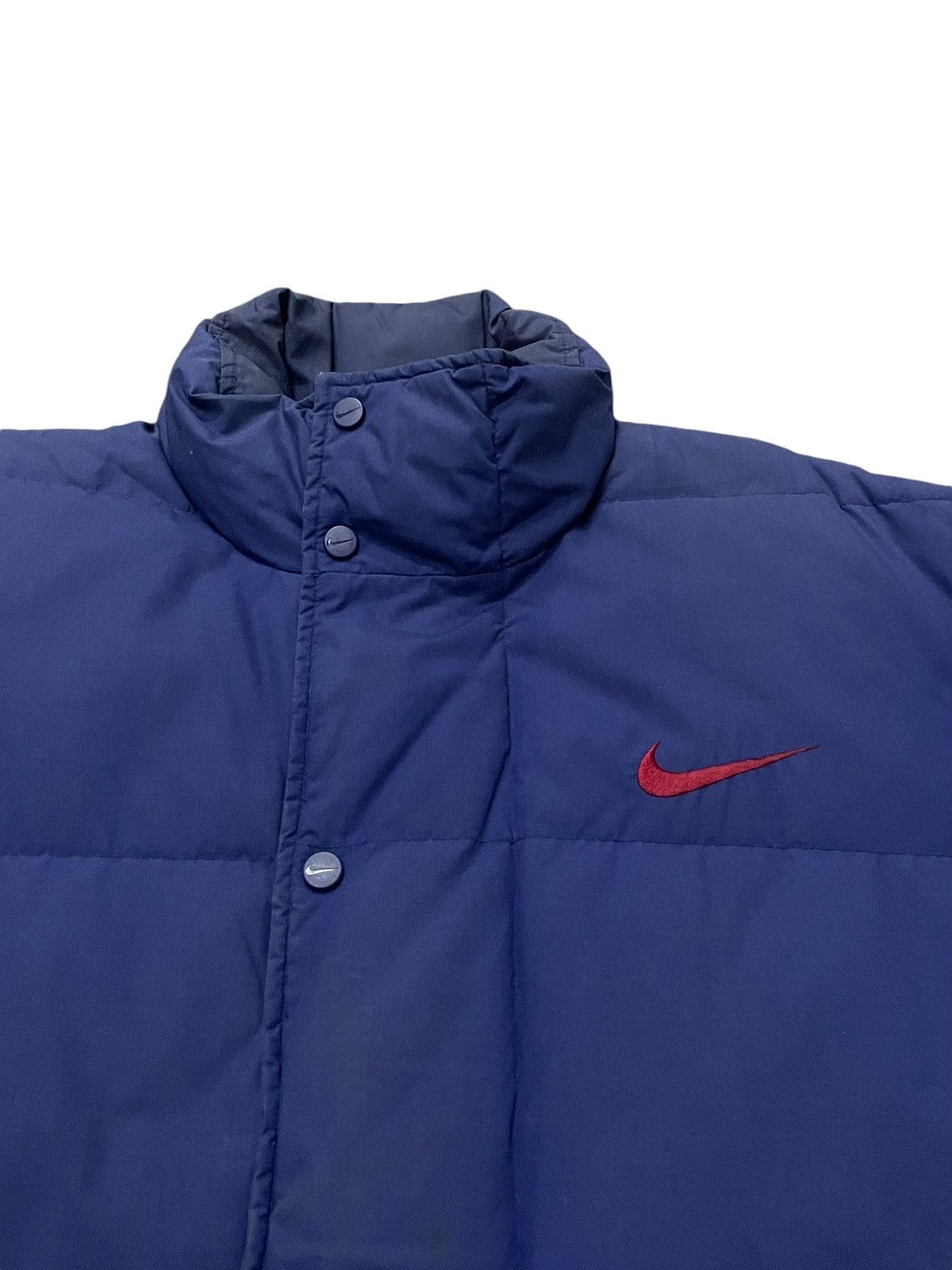 Nike × Vintage Vintage 90s Nike Puffer Down Jacket Size US XL / EU 56 / 4 - 7 Thumbnail