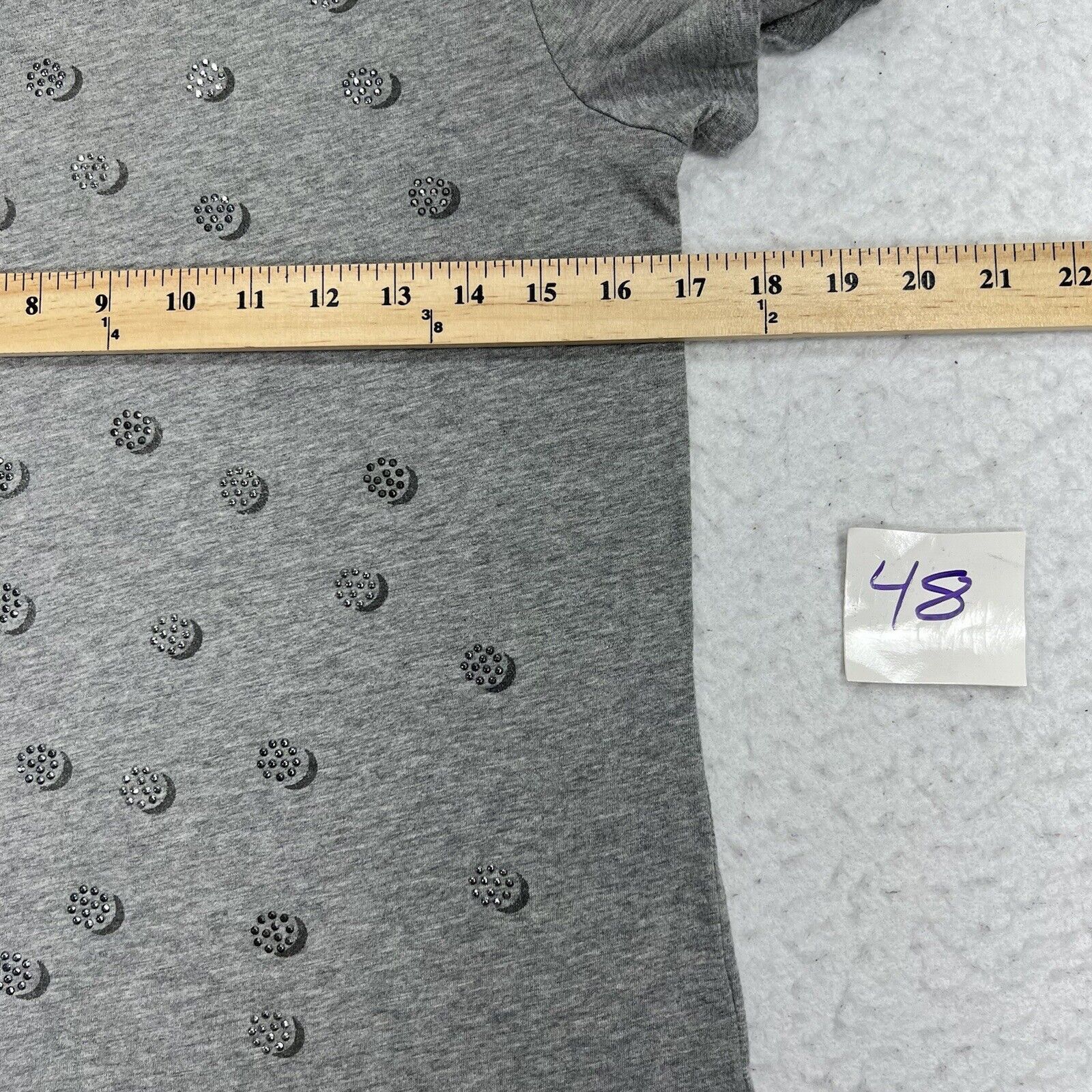 Tommy Hilfiger Tommy Hilfiger XS Relaxed Sparkle Glitter Graphic T Shirt Size XS / US 0-2 / IT 36-38 - 11 Thumbnail