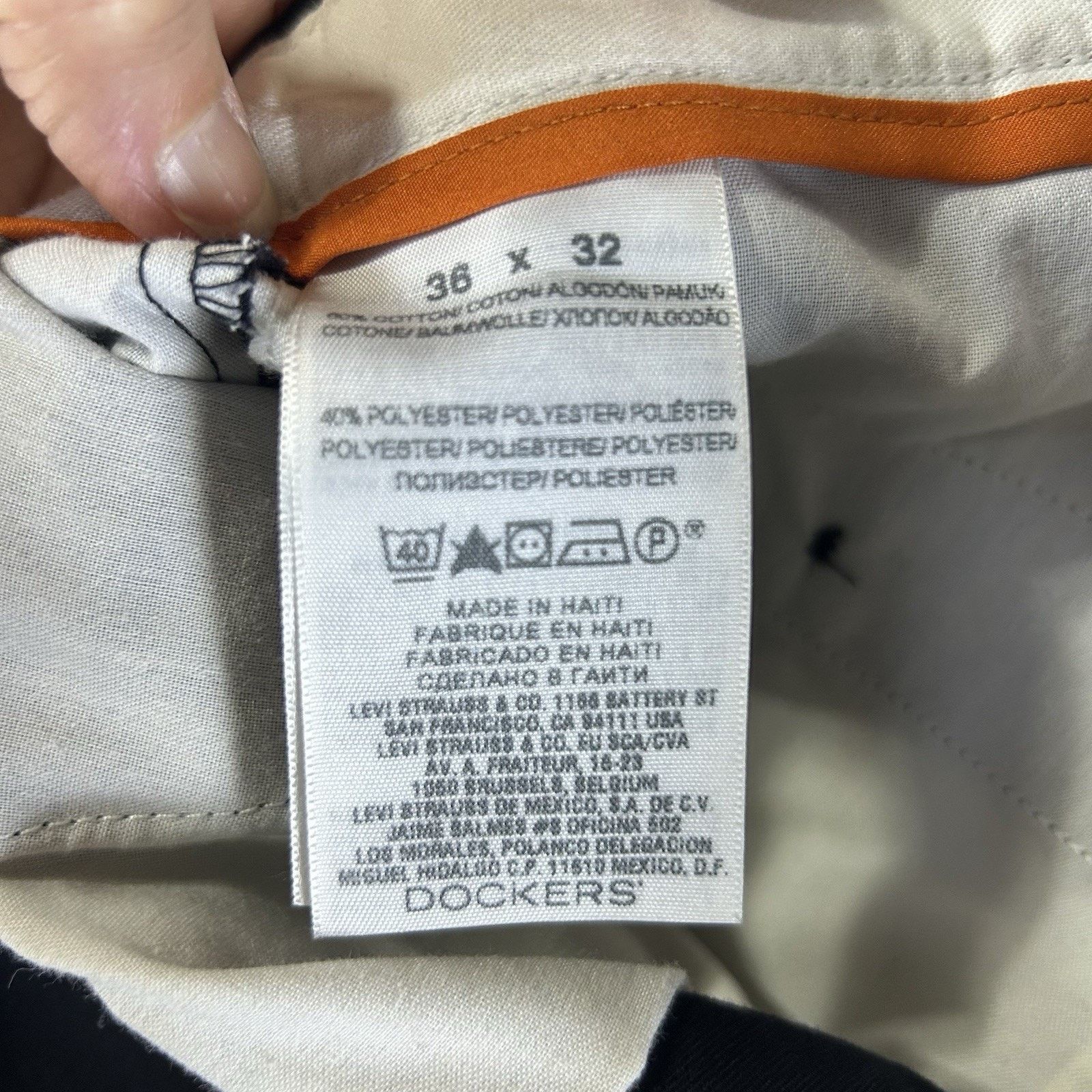 Dockers Dockers D3 Easy Care Flat Front Casual Pants Men’s 36x32 Size US 36 / EU 52 - 5 Thumbnail