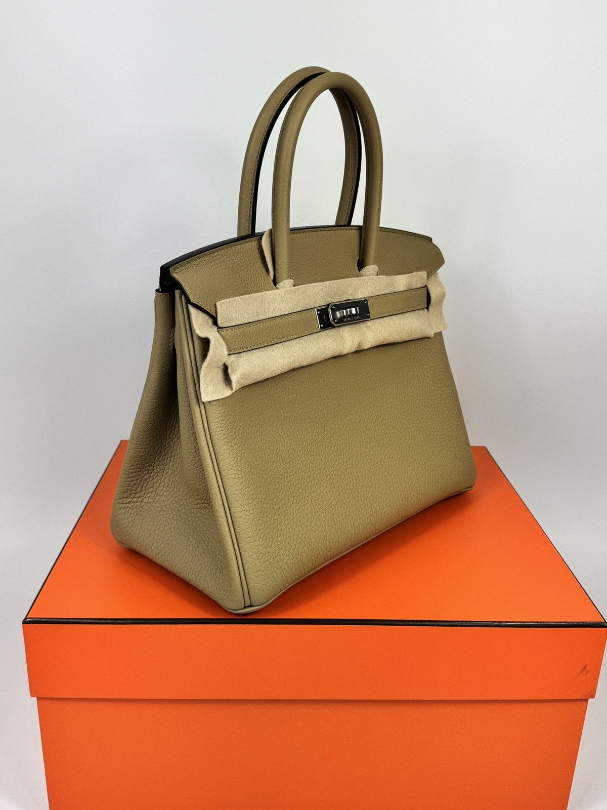 BIRKIN 30 K STAMP POUSSIERE TOGO BAG