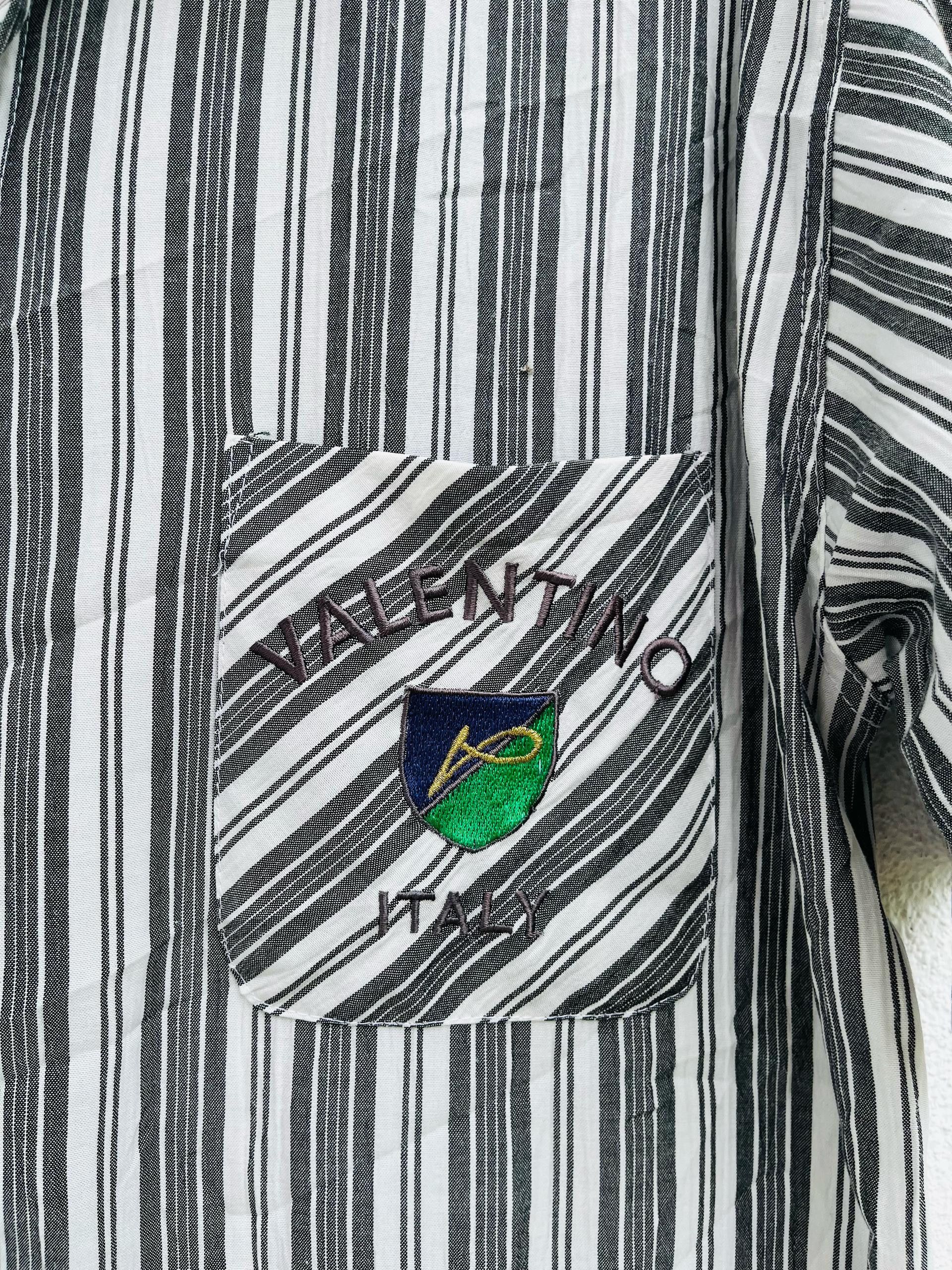 Valentino Vintage Valentino Striped Japanese Designer Fashion Style Size US L / EU 52-54 / 3 - 4 Thumbnail