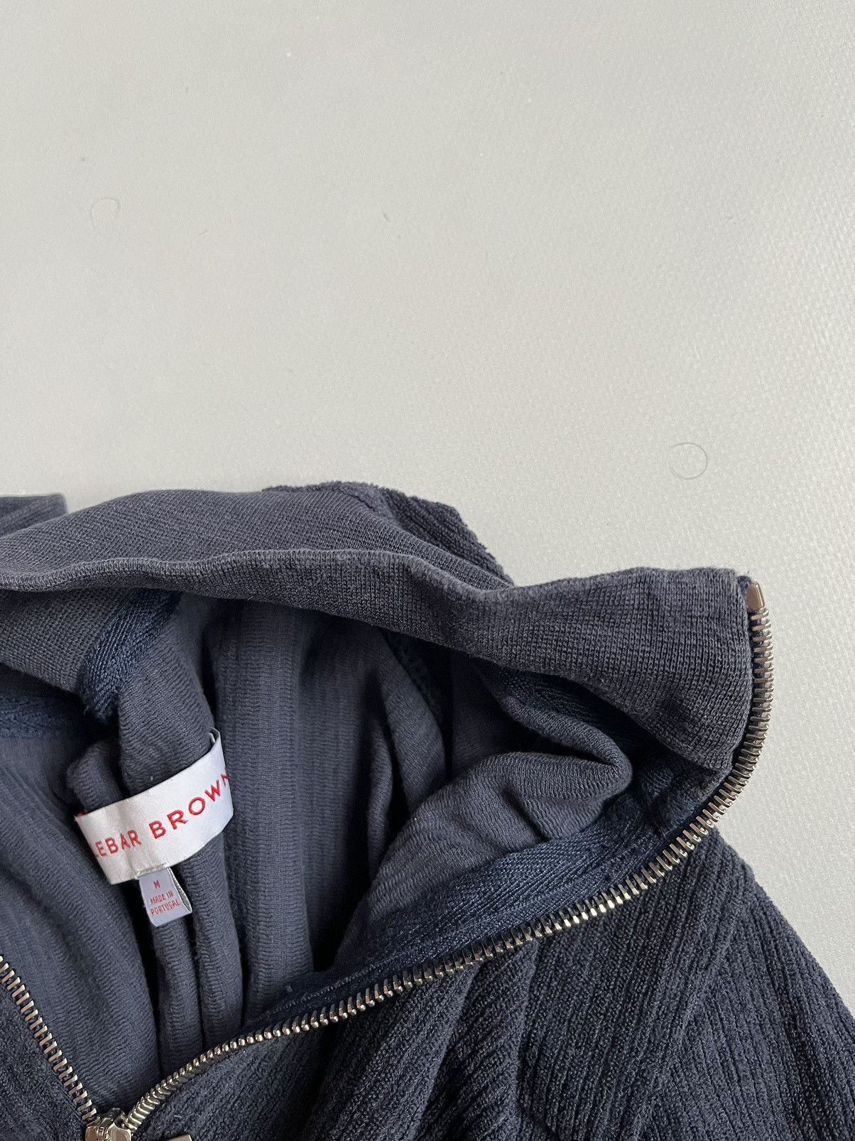Designer × Orlebar Brown Orlebar Brown Men Blue Teddy Texture Zip Sweatshirt Size US M / EU 48-50 / 2 - 5 Thumbnail