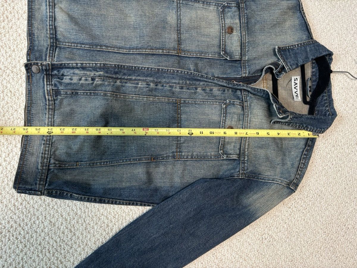 Vintage SAVVY (German Clothing Brand) Vintage Denim Jacket Size US M / EU 48-50 / 2 - 7 Thumbnail