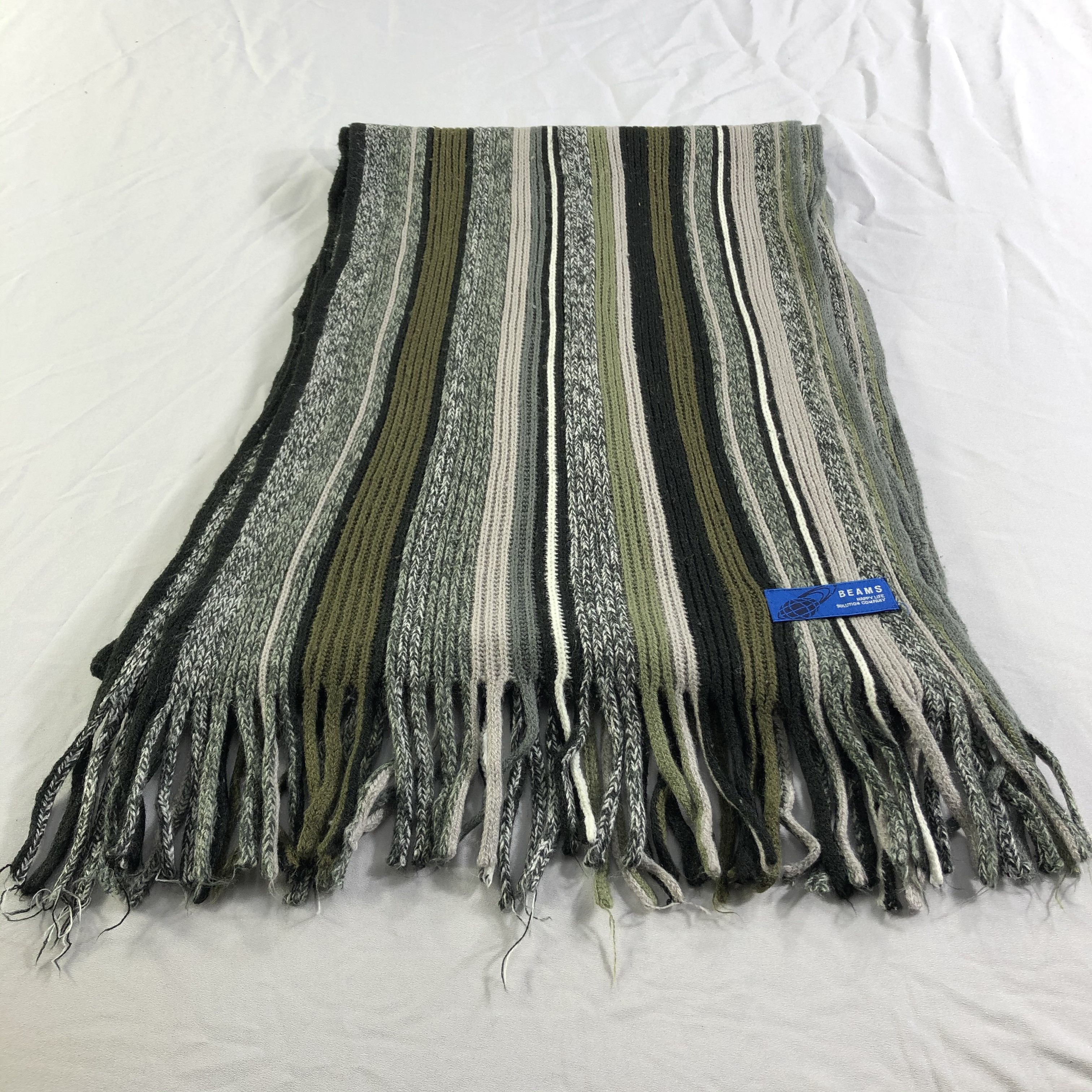 Beams Plus Beams Knit Scarf Muffler Neckwear V2413 Size ONE SIZE - 2 Thumbnail