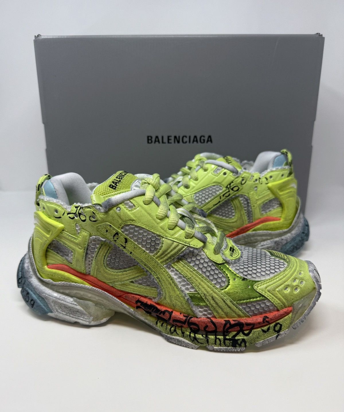 Balenciaga Balenciaga Marathon Runner Sneaker Yellow Unreleased Demna Size US 8 / EU 41 - 1 Thumbnail