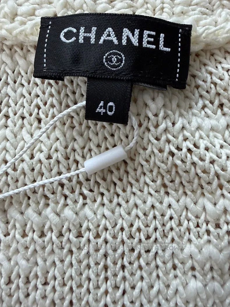 Chanel Chanel High-end handicraft workshop white vest Size S / US 4 / IT 40 - 5 Thumbnail