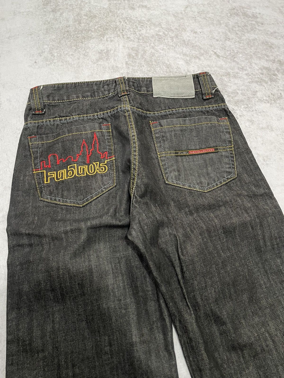 Hysteric Glamour × If Six Was Nine × Le Grande Bleu (L.G.B.) 2000s Fubu poem jnco denim y2k style Size US 29 - 9 Thumbnail
