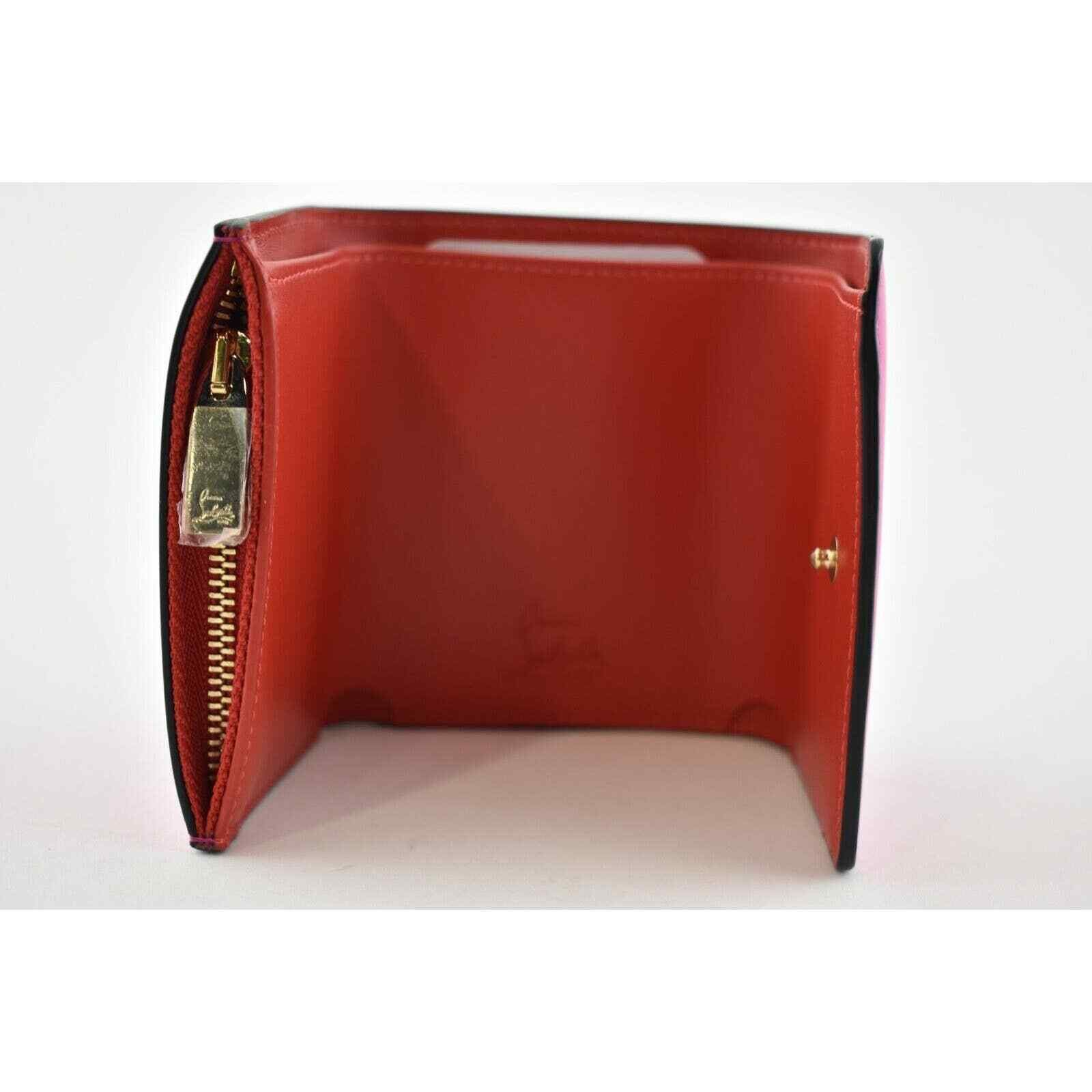 Christian Louboutin Christian Louboutin Leather Script Zip Button Zipper Wallet Size ONE SIZE - 11 Thumbnail